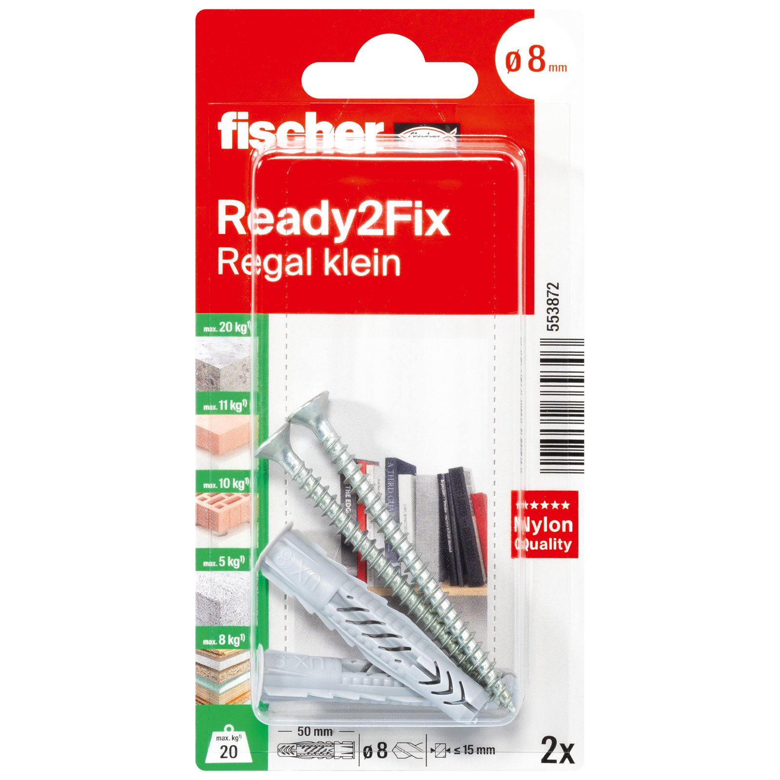 fischer Ready2Fix Regal klein K