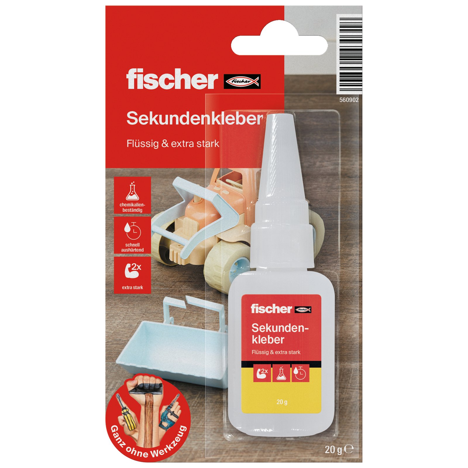 fischer GOW Sekundenkleber 20g