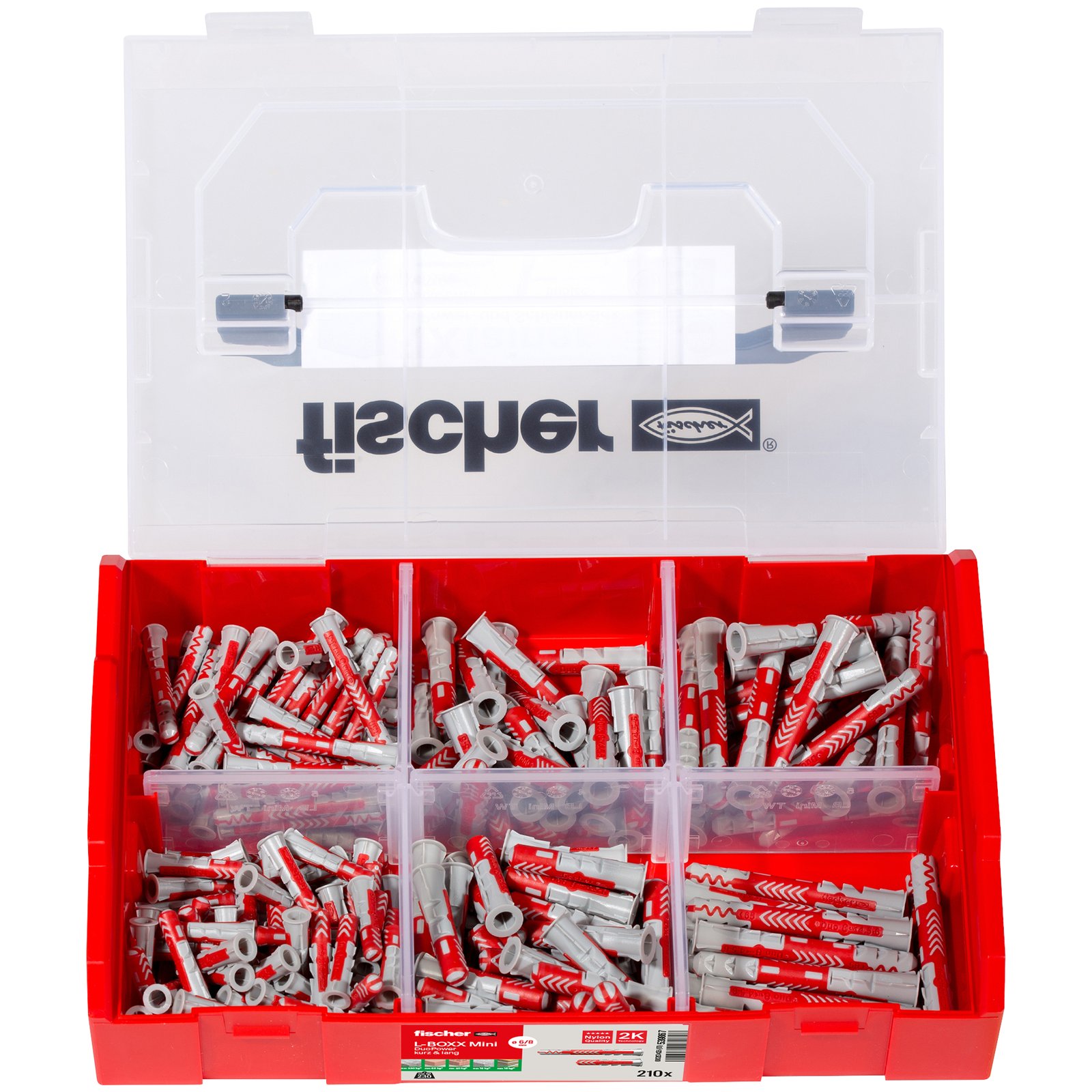 fischer L-Boxx mini DuoPower kurz & lang