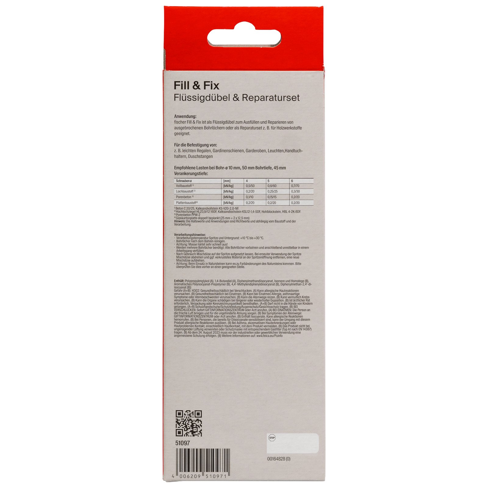 fischer Flüssigdübel Fill&Fix K
