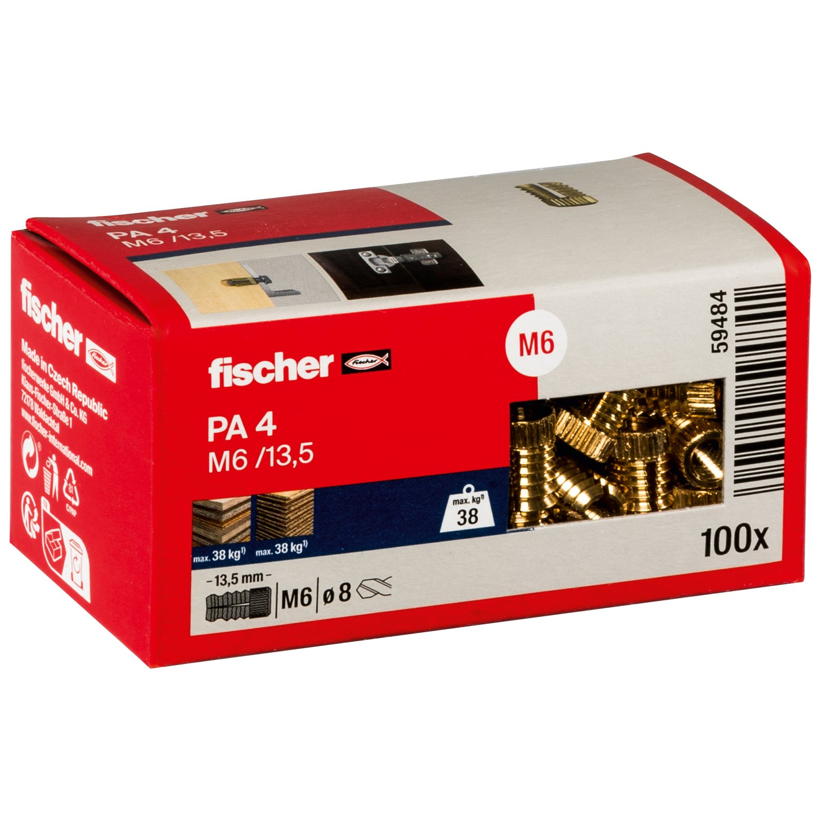 fischer Messingdübel PA