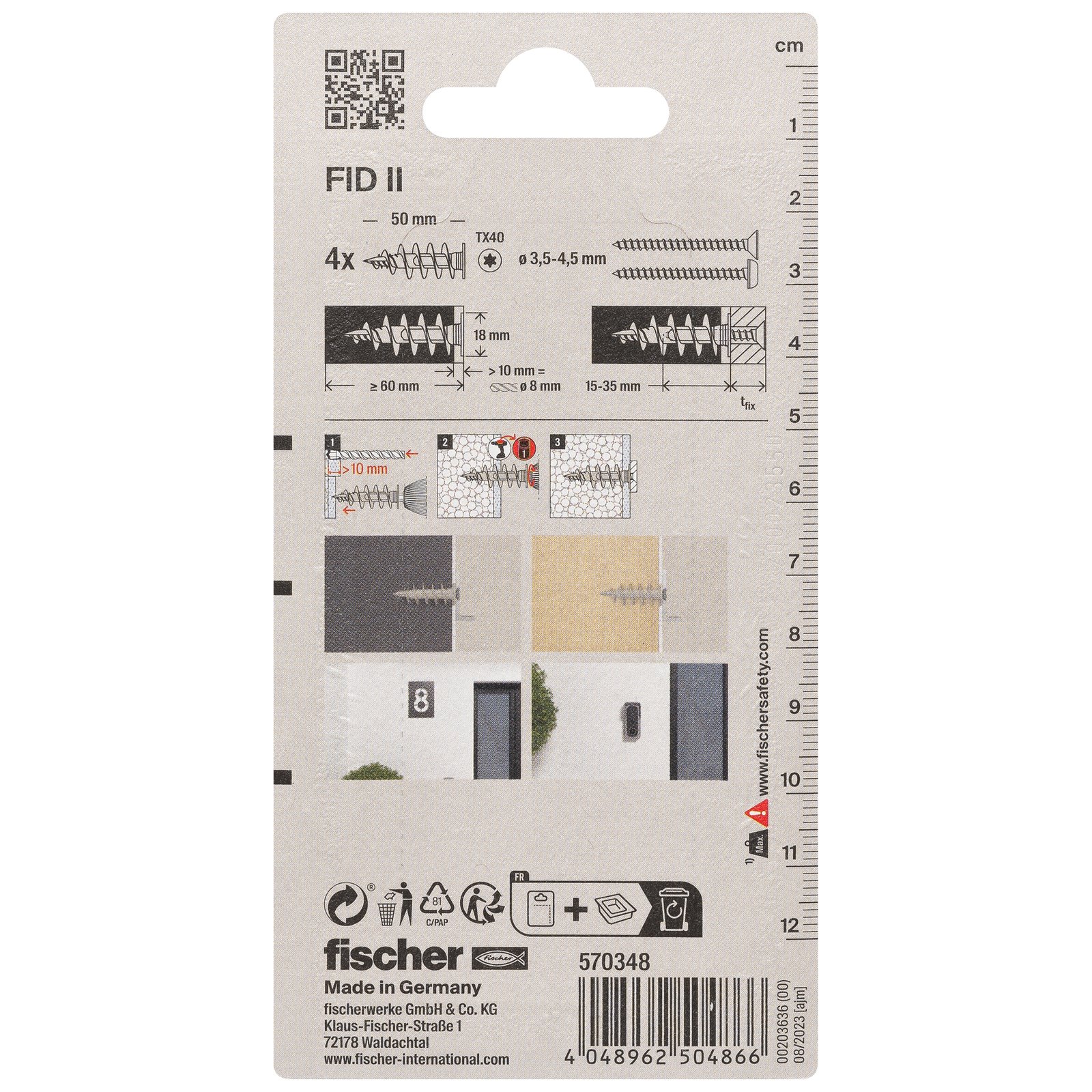 fischer Dämmstoffdübel FID II K