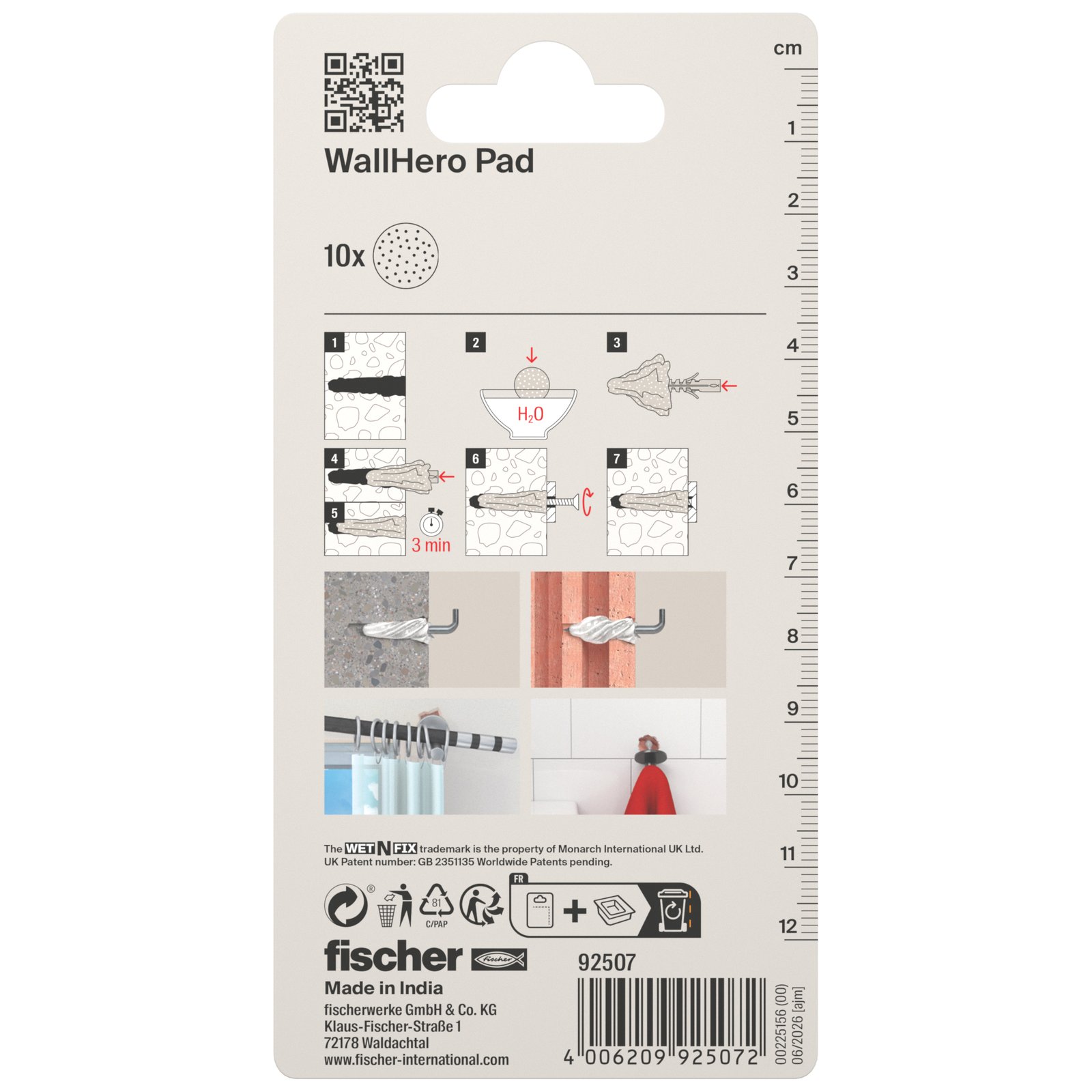 fischer GOW Reparaturvlies FixIt K