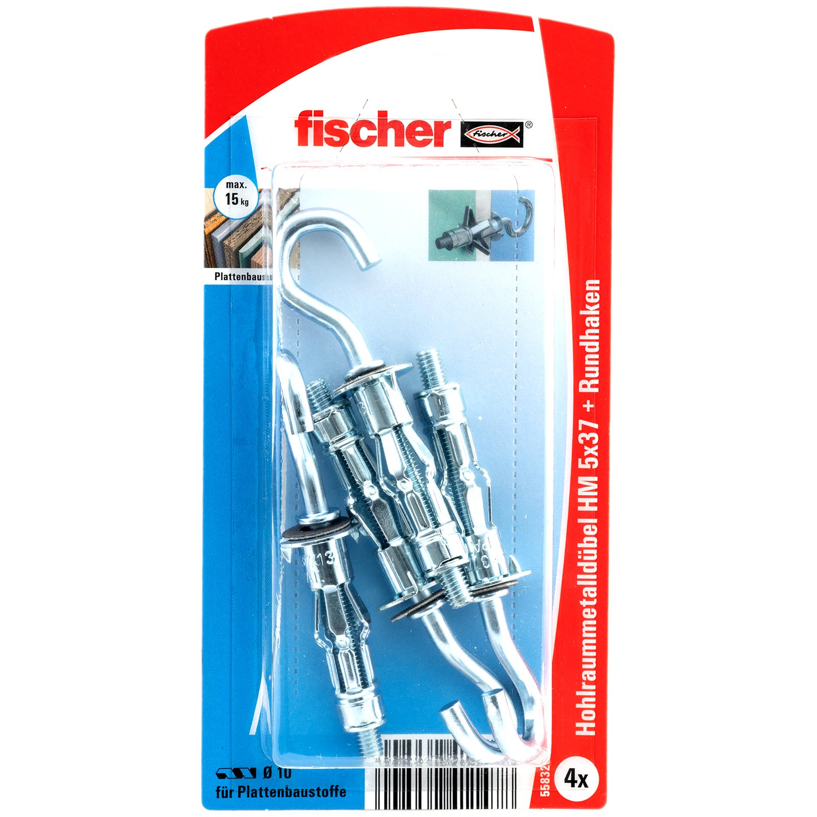fischer Hohlraum-Metalldübel HM RH K