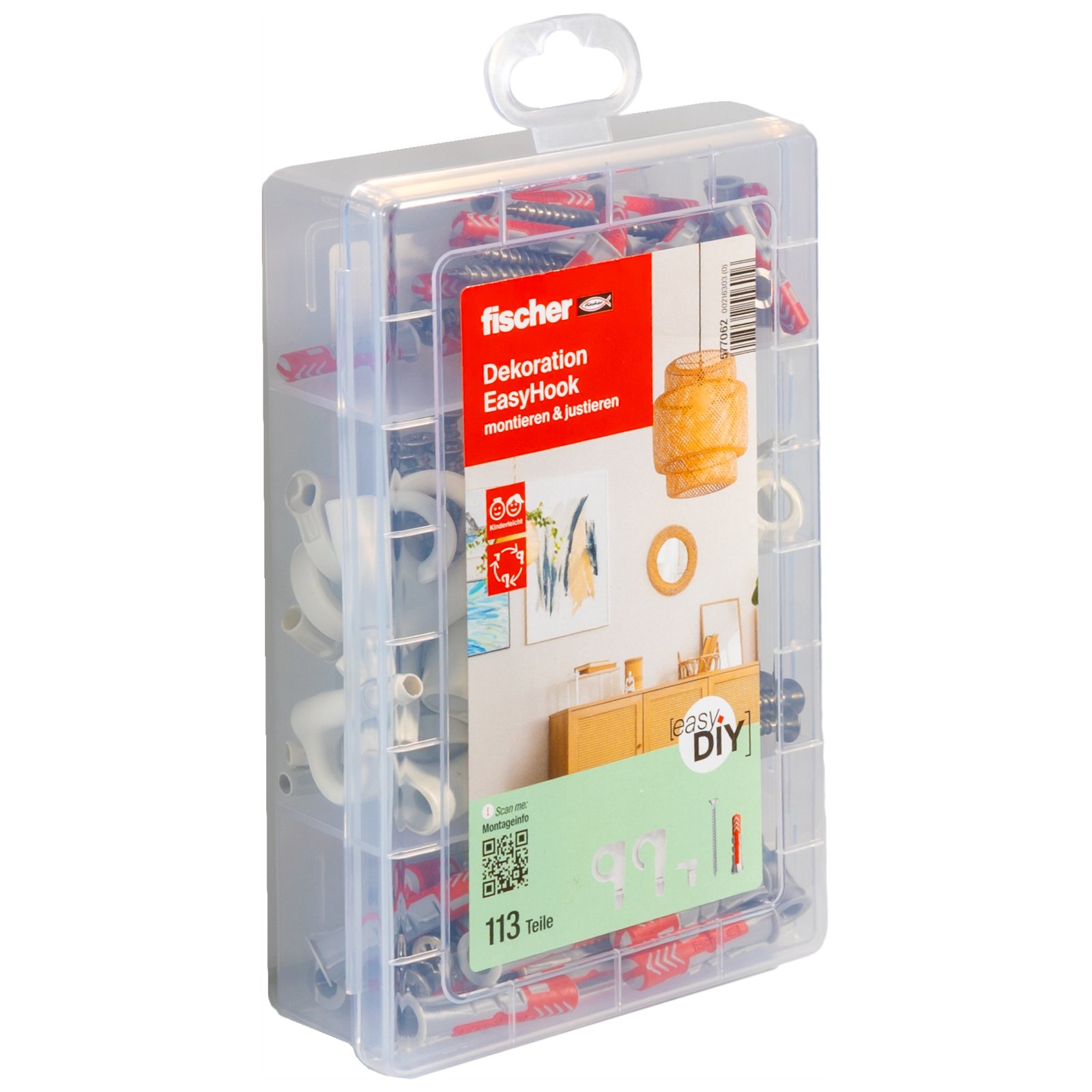 fischer EasyDIY Box Dekoration EasyHook