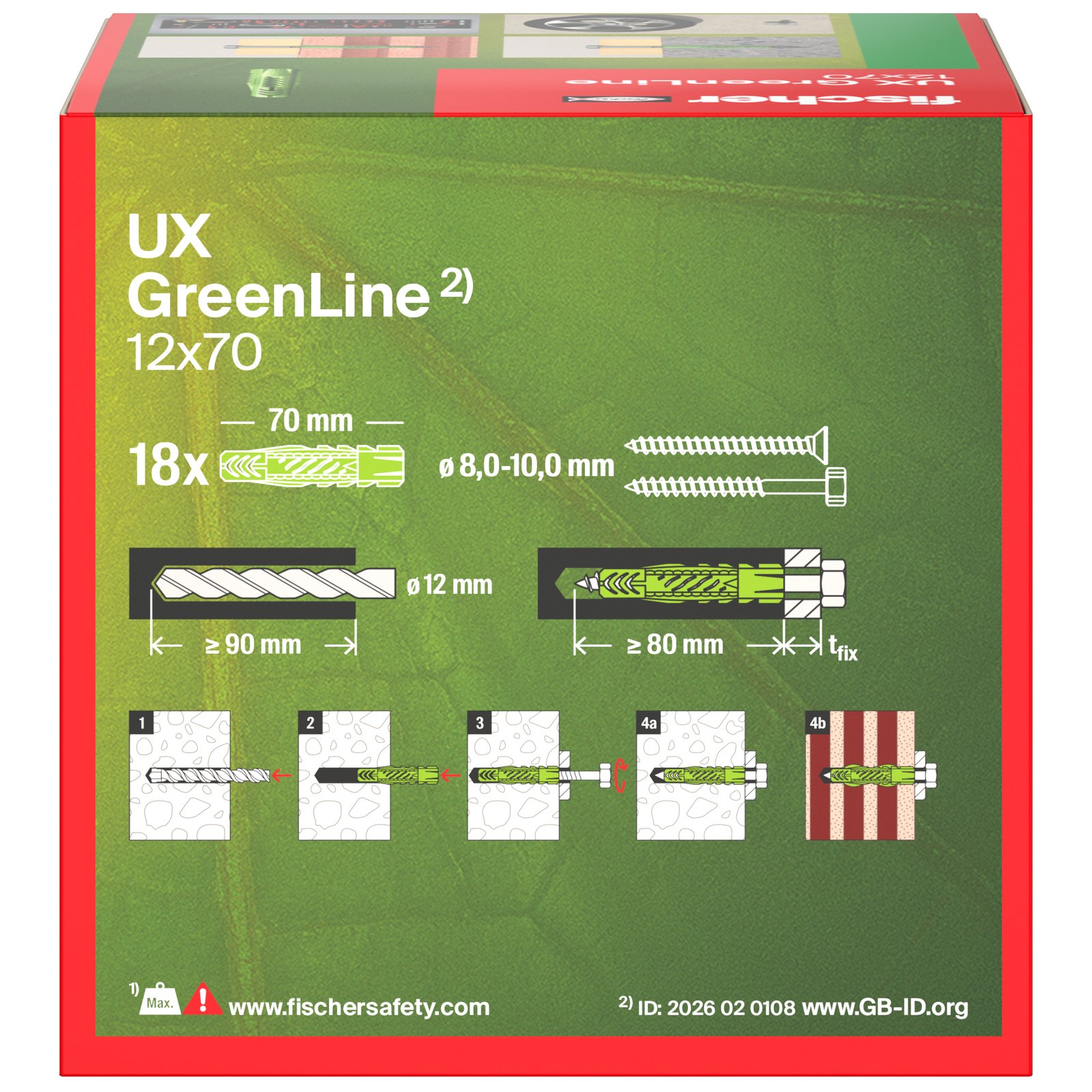 fischer Universaldübel UX Green