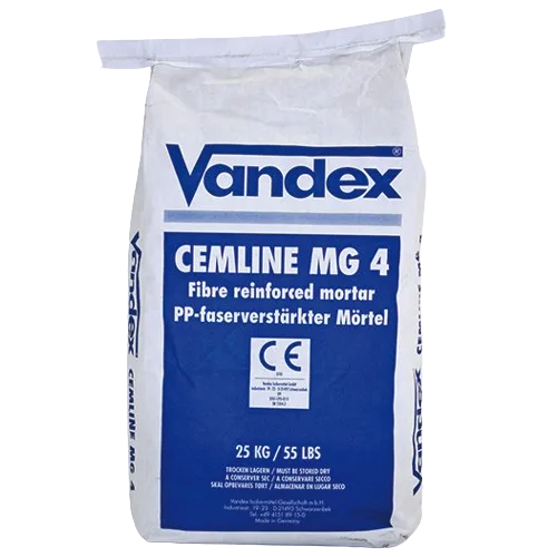 VANDEX Cemline MG 4 faserverstärkter Reparaturmörtel DVGW Typ 3