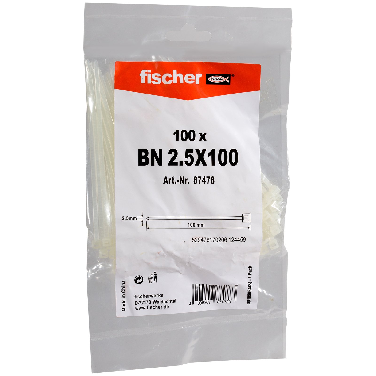 fischer Kabelbinder BN