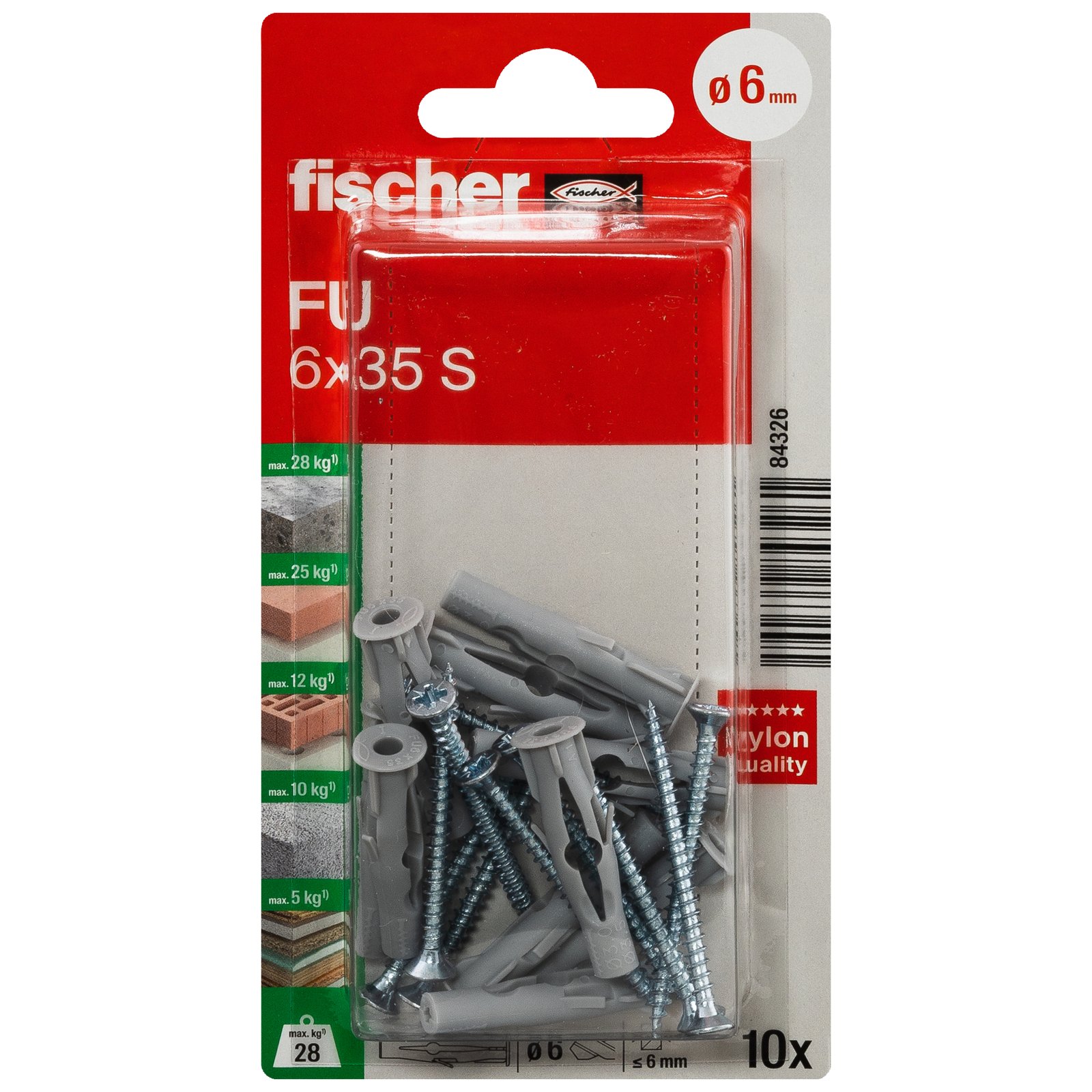 fischer Universaldübel FU S K