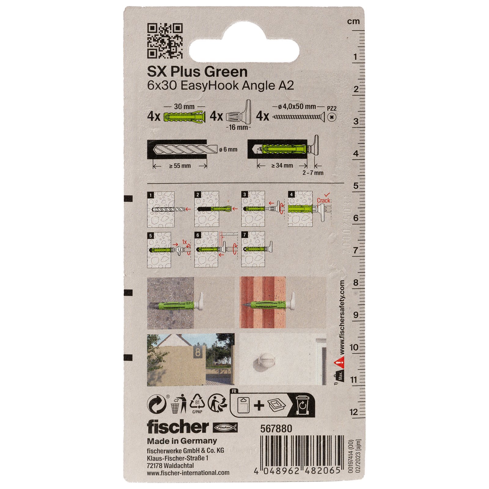 fischer SX Plus Green EasyHookAngle A2 K