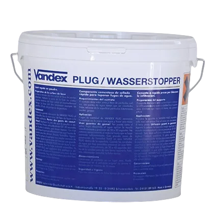 VANDEX Wasserstopper Stopfmörtel stoppt fließendes Wasser