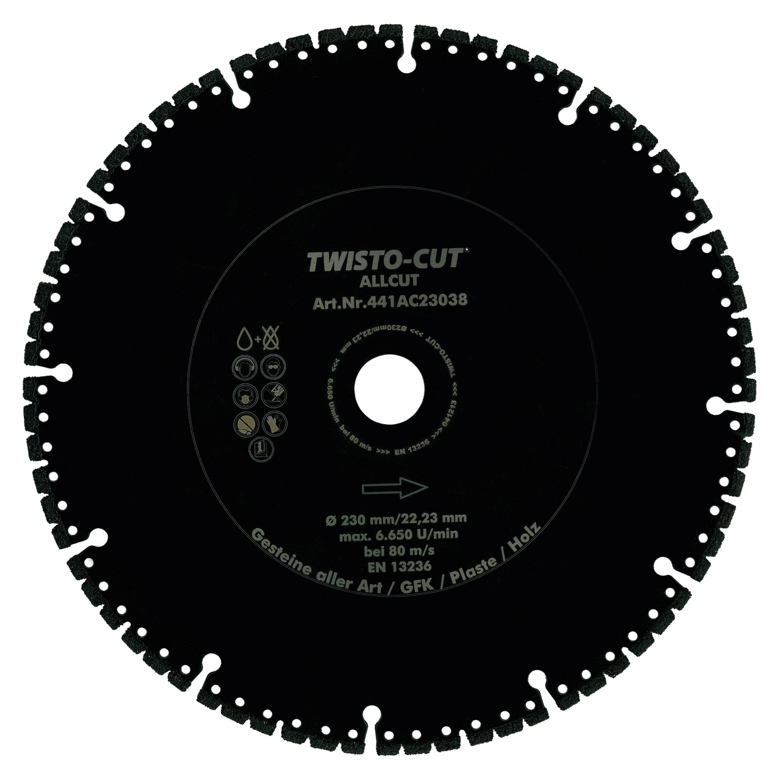 TWISTO-CUT® Diam.-Trennsch. ALLCUT – Allround-Trennscheibe für unterschiedlichste Material