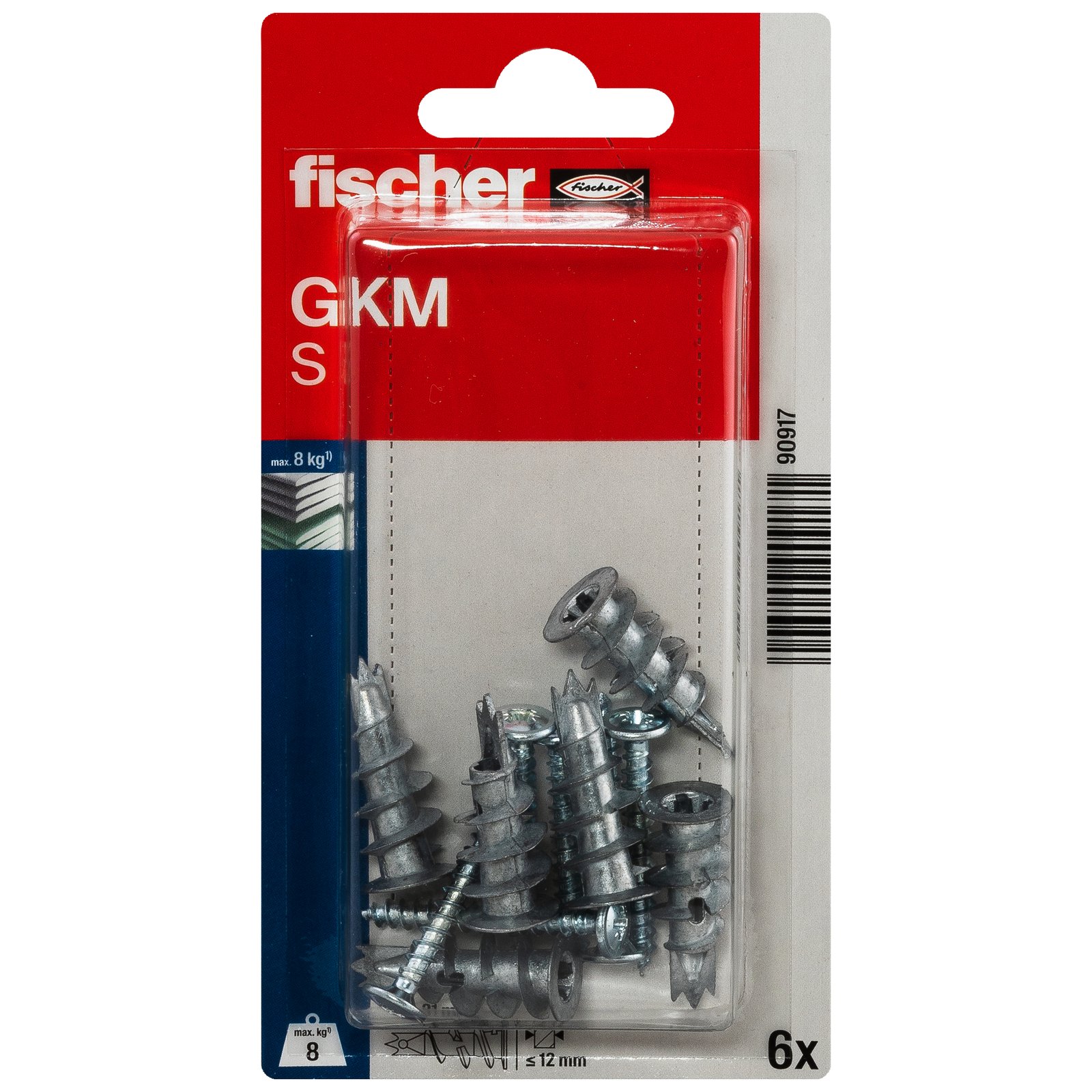 fischer Gipskartondübel Metall GKM S K