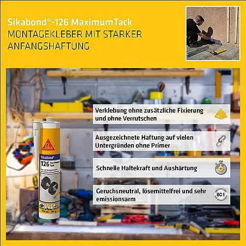 Sika SikaBond-126 Maximum Tack Montageklebstoff