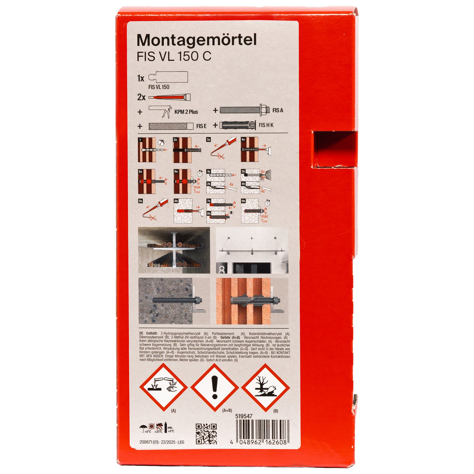 fischer Montagemörtel FIS VL C