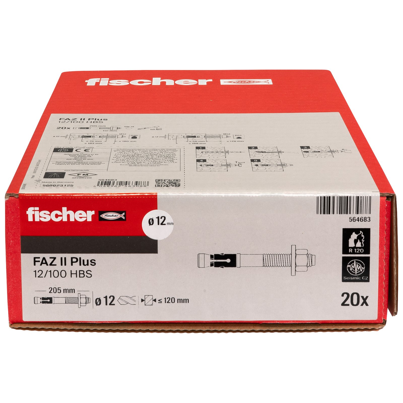 fischer Bolzenanker FAZ II Plus HBS