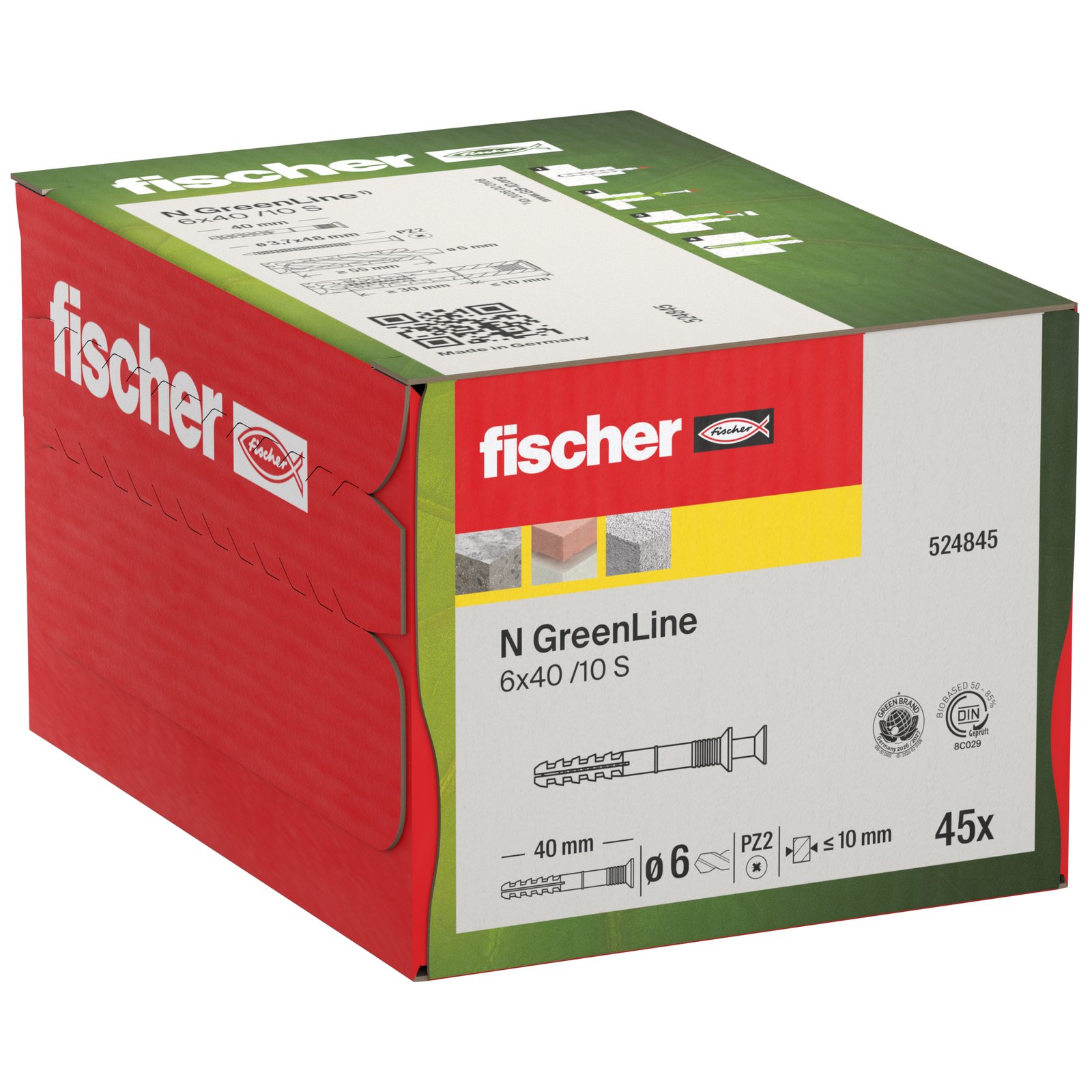 fischer Nageldübel N Green S