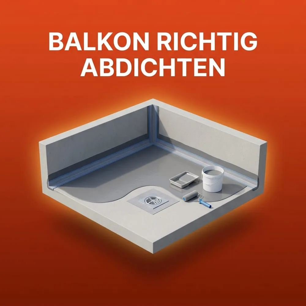 Balkon und Terrasse abdichten: Aufbau, Materialien und Anschlüsse