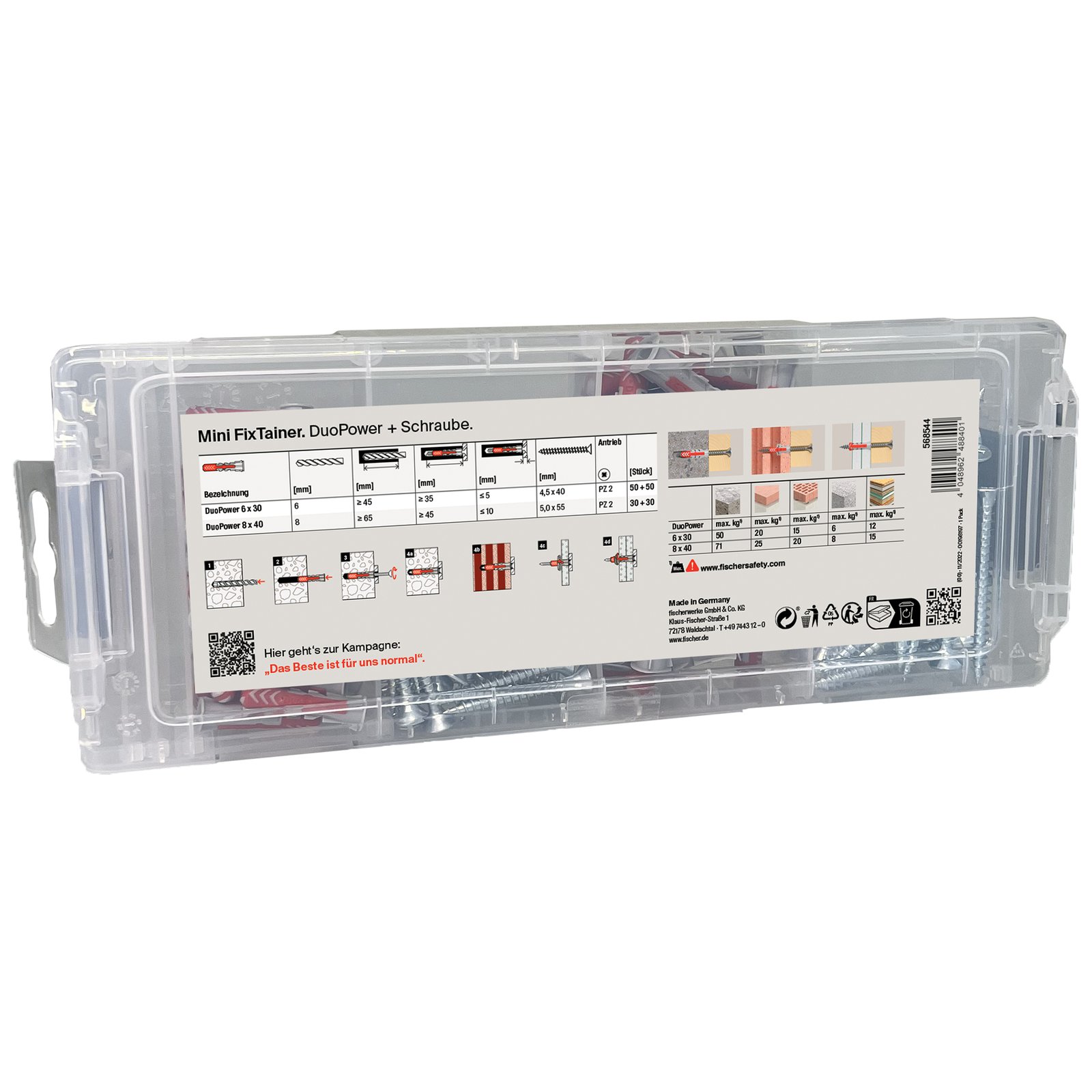 fischer MiniFixTainer - DuoPower + S