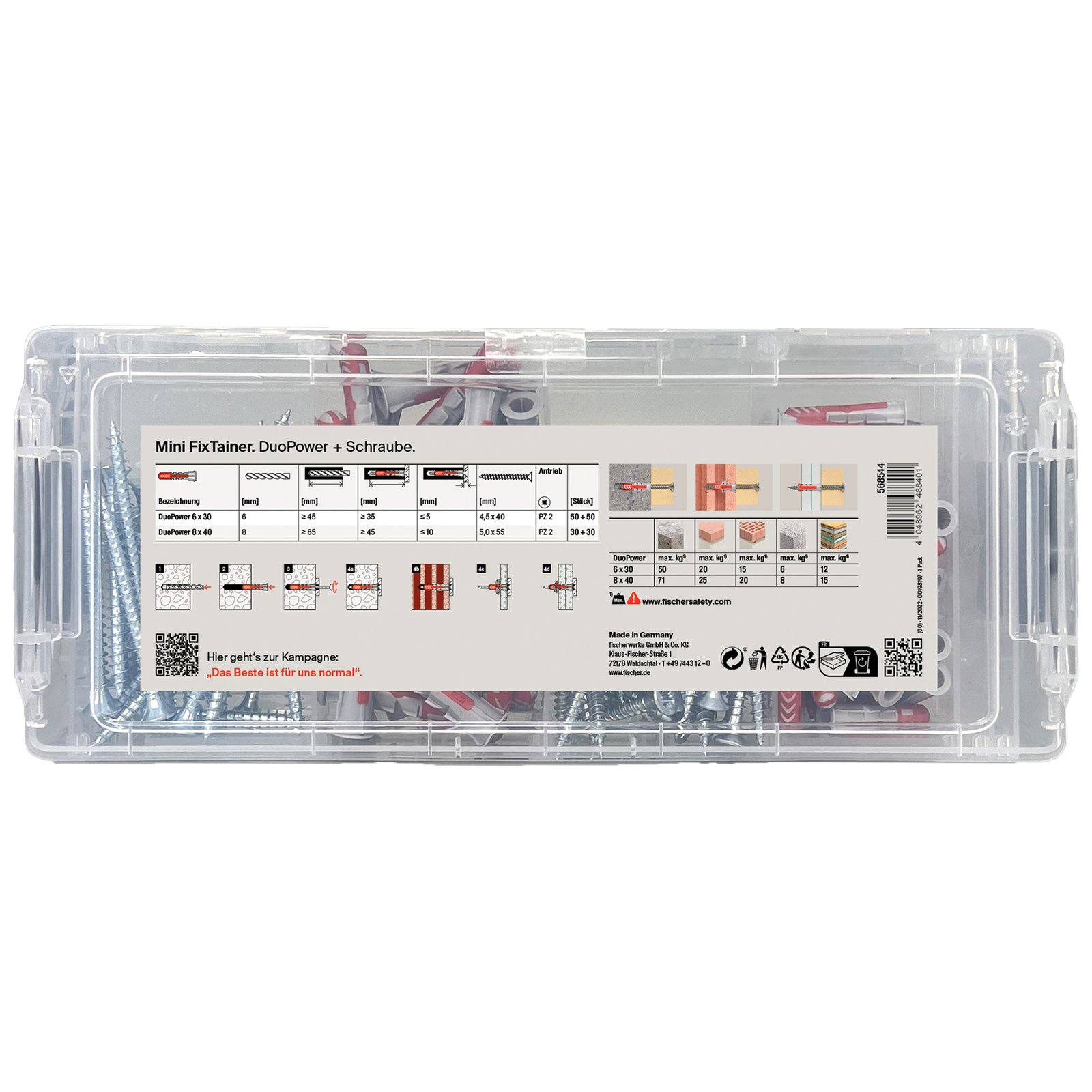fischer MiniFixTainer - DuoPower + S