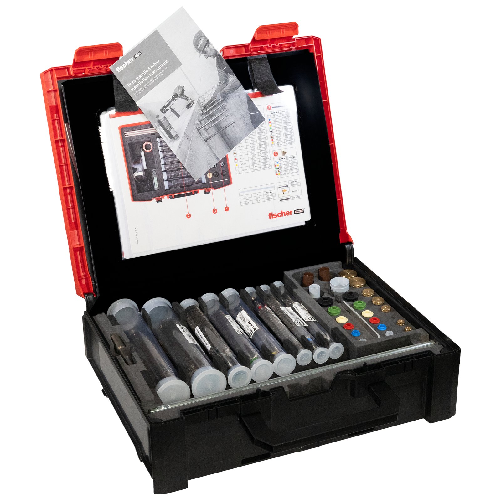 fischer Systemkoffer Bewehrungsanschluß