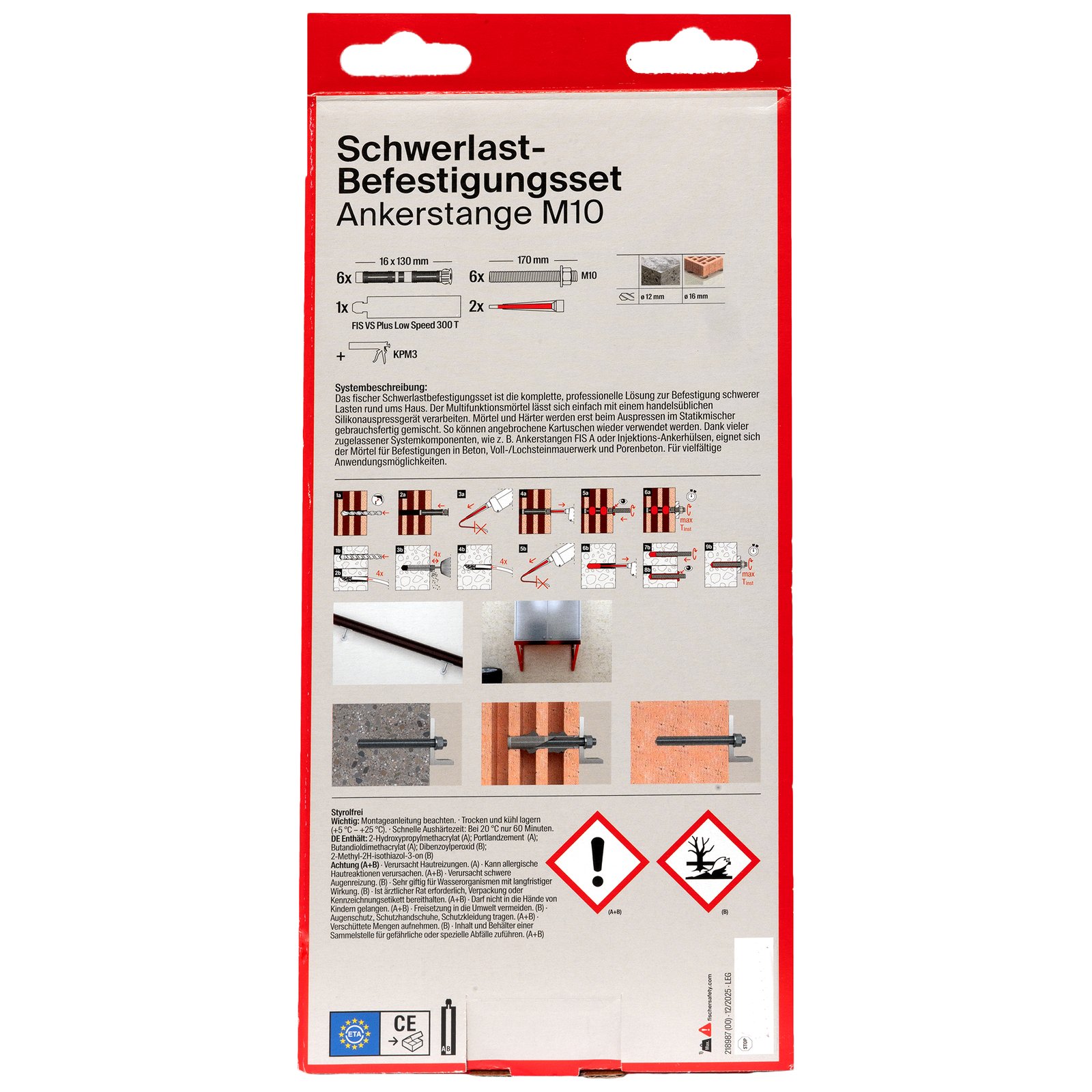 fischer Schwerlastbef.Set T SBS Set