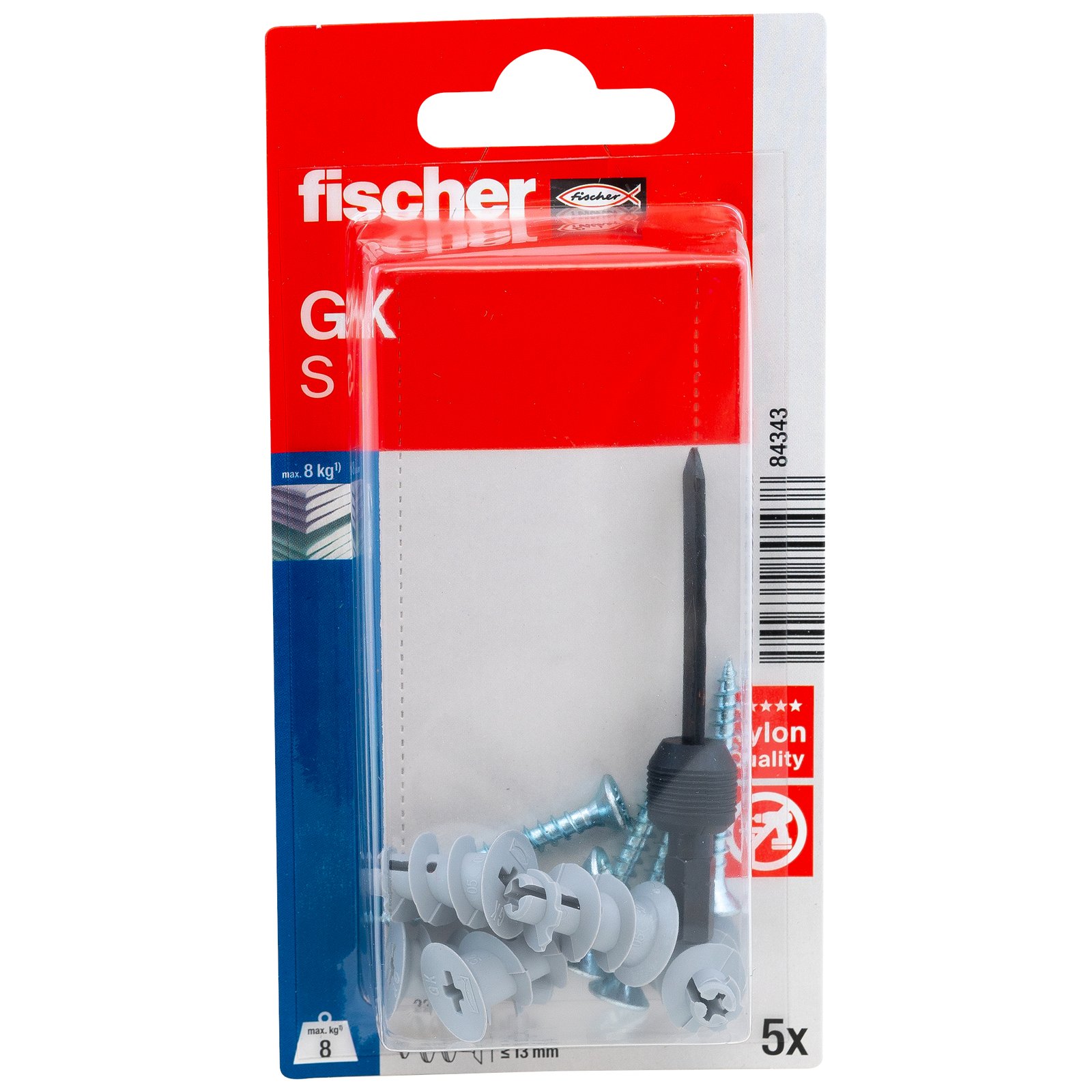 fischer Gipskartondübel GK S K