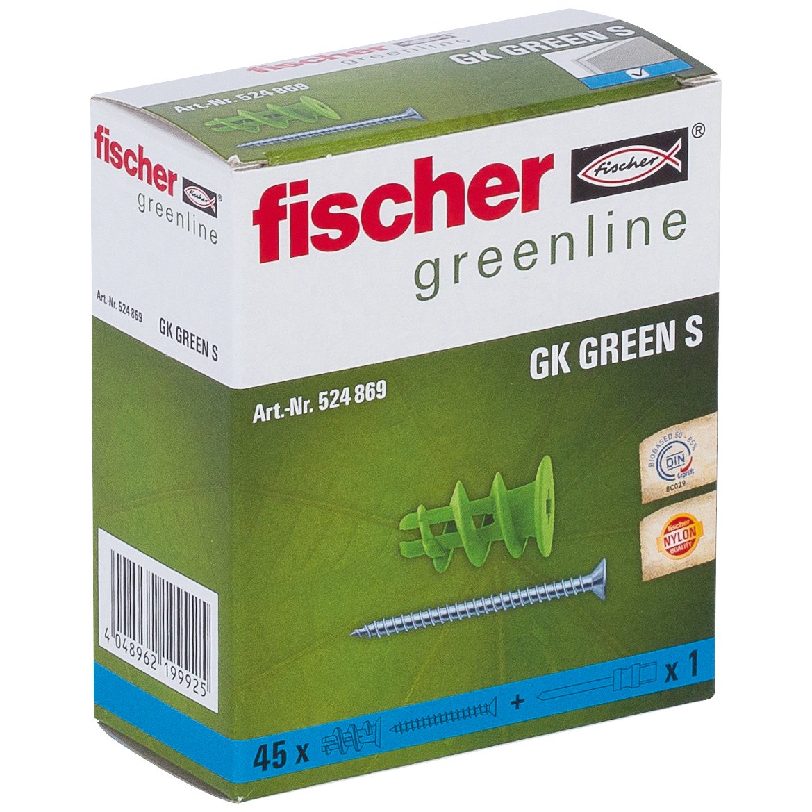 fischer Gipskartondübel GK Green S