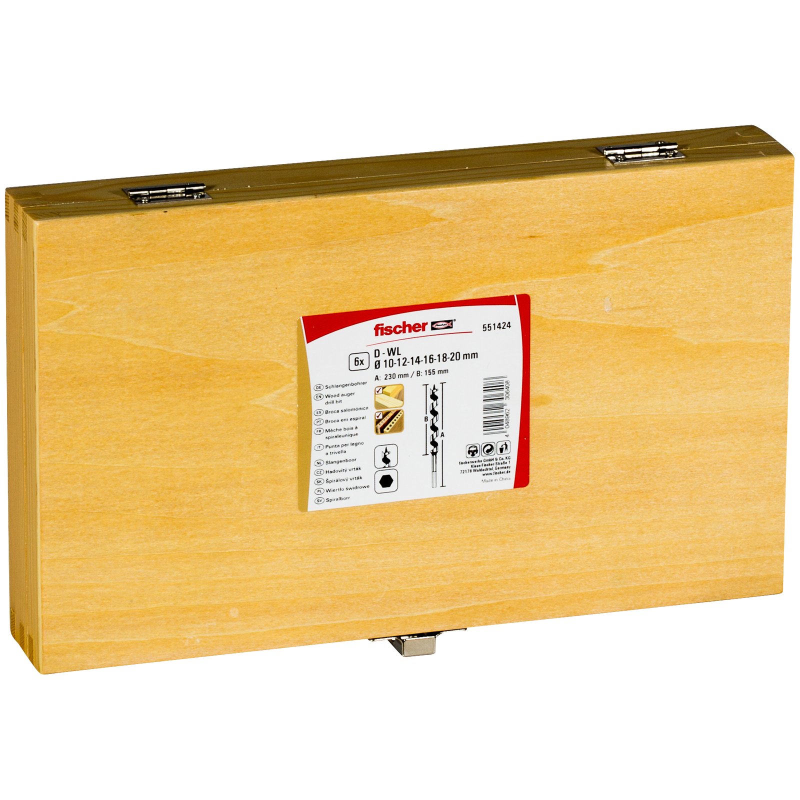 fischer Schlangenbohrer D-WL Set