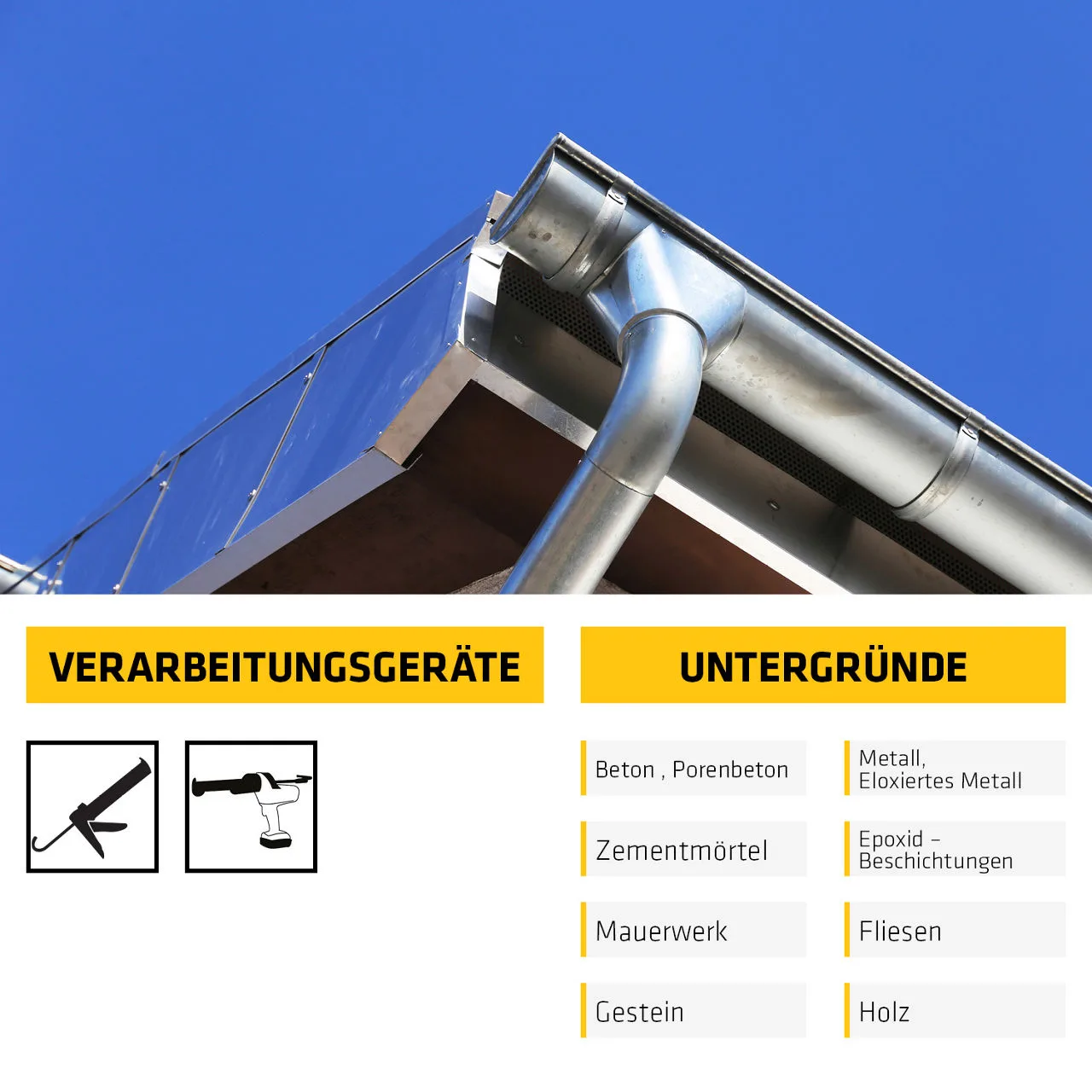 Sika SikaBond T-1 Purform Elastischer Klebstoff, betongrau