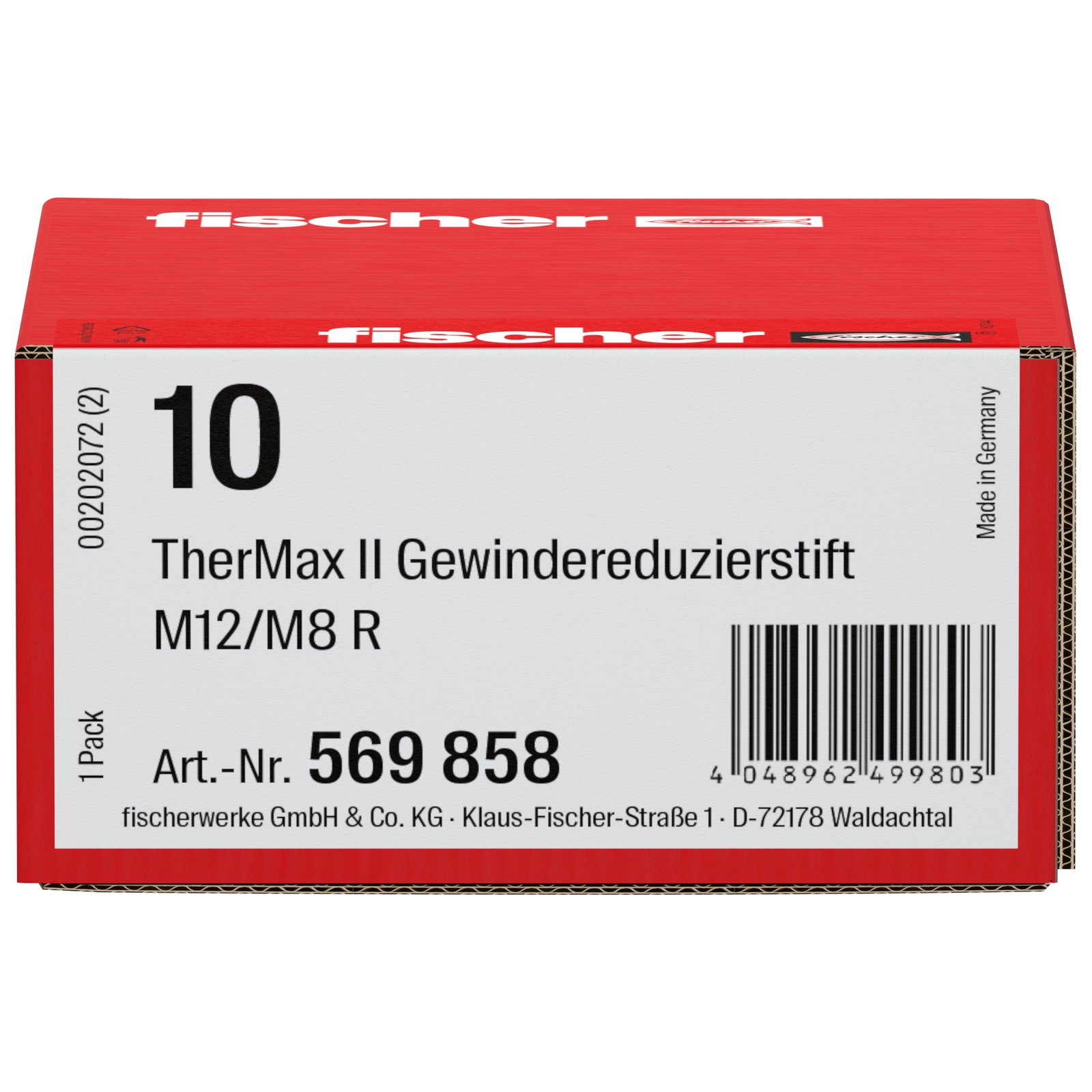 fischer TherMax Gewindereduzierstift M12/M8 R