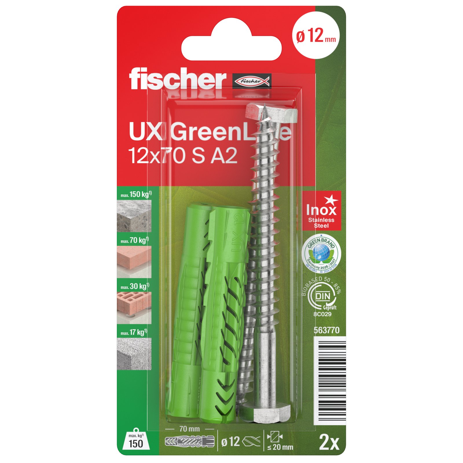 fischer UX Green S A2 K