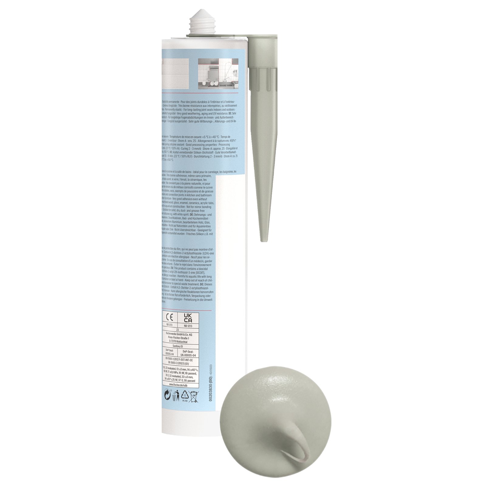fischer Sanitärsilikon Sanitary Pro SI san