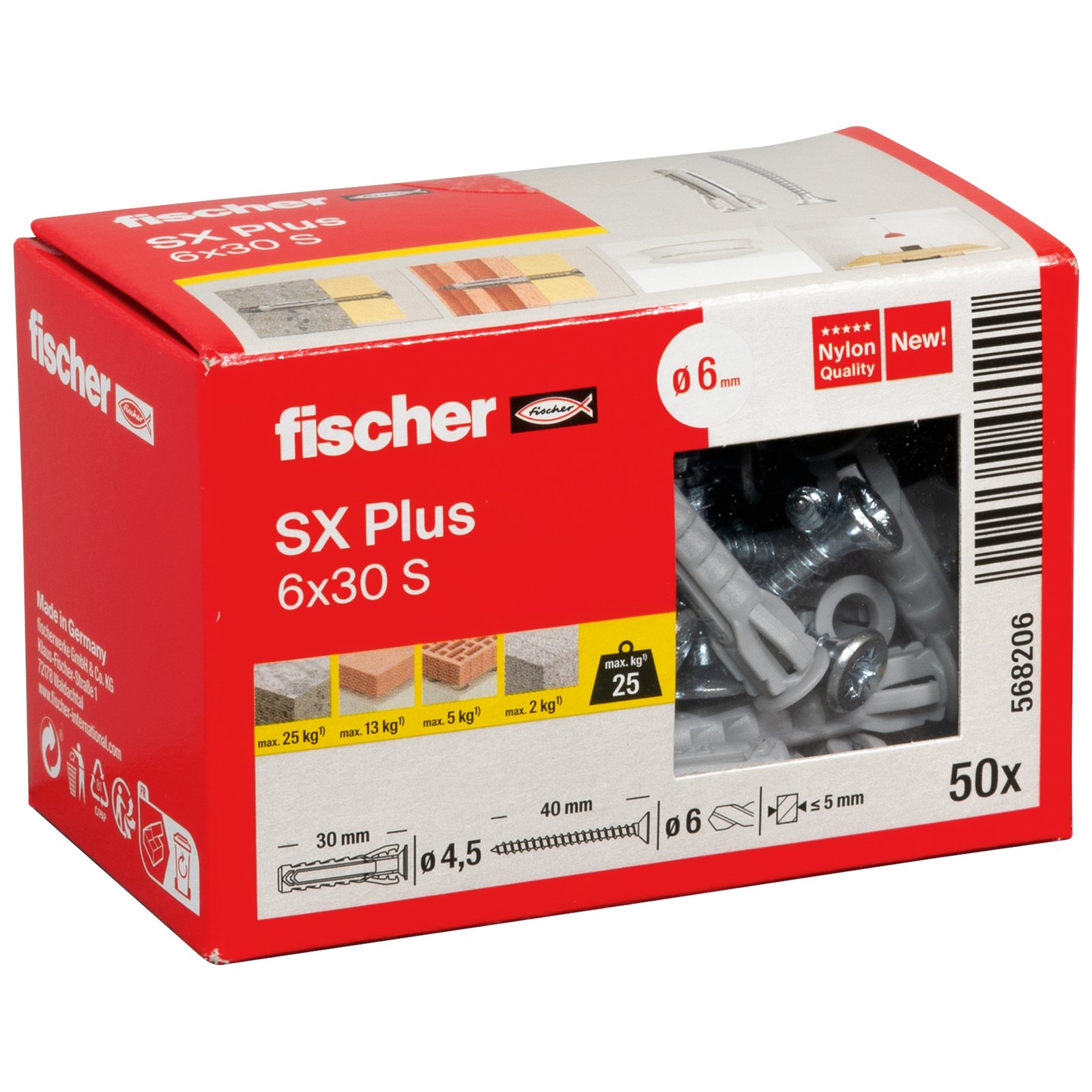 fischer Dübel SX Plus S