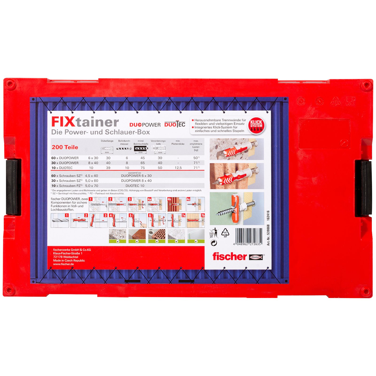 fischer FIXtainer - DuoPower/DuoTec + S