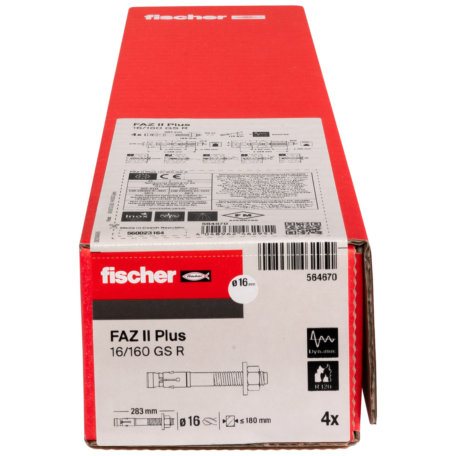 fischer Bolzenanker FAZ II Plus GS R