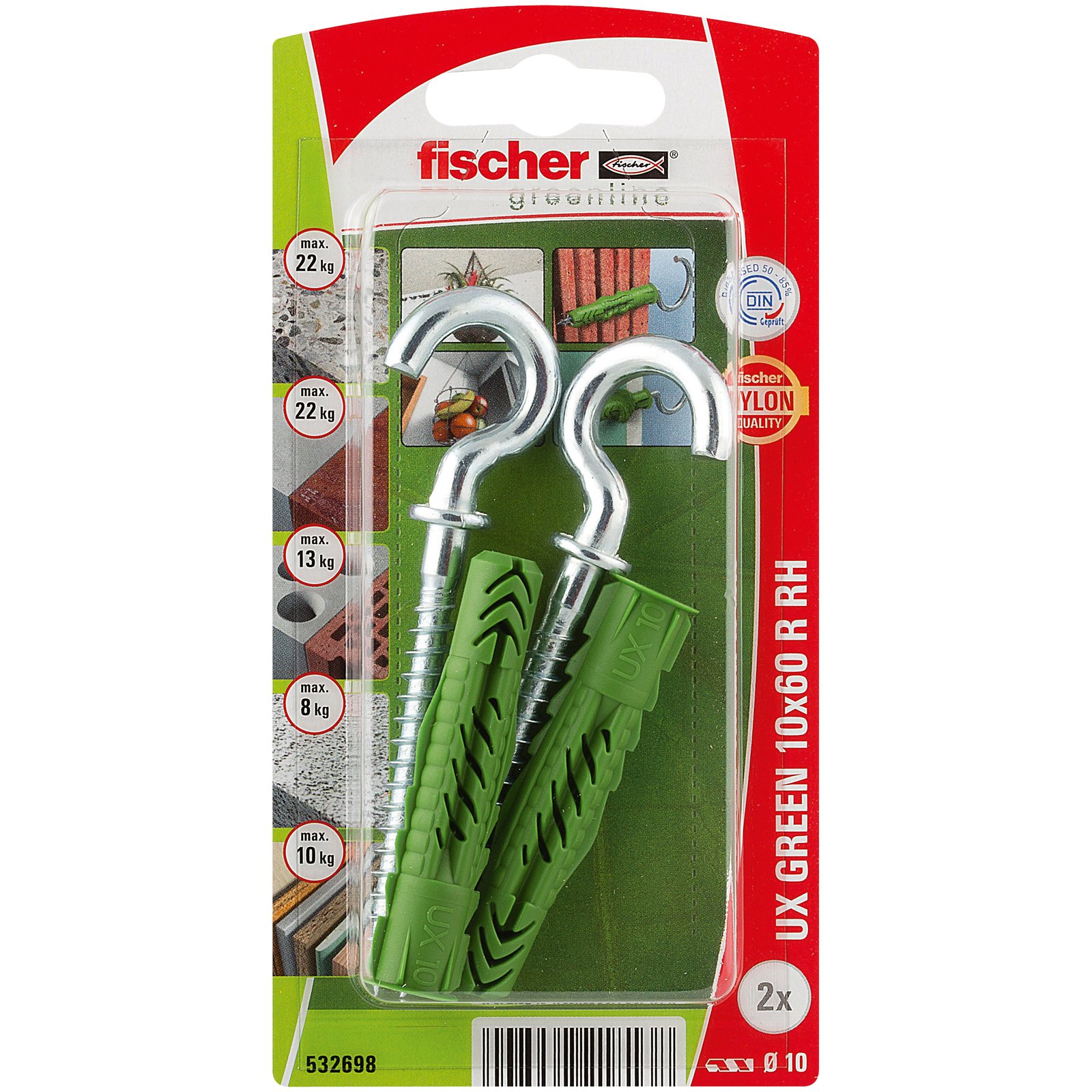 fischer Universald. UX Green R RH K