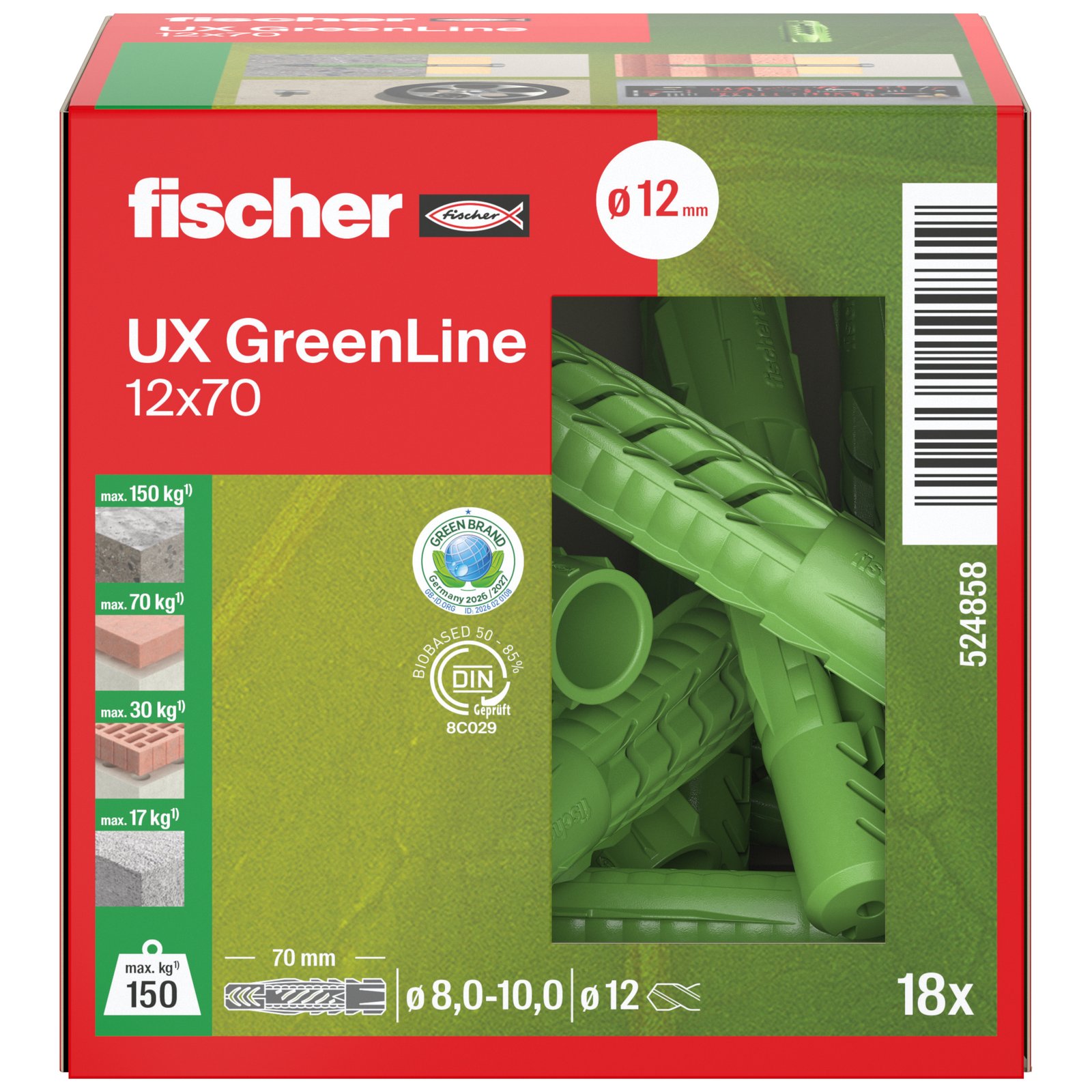 fischer Universaldübel UX Green