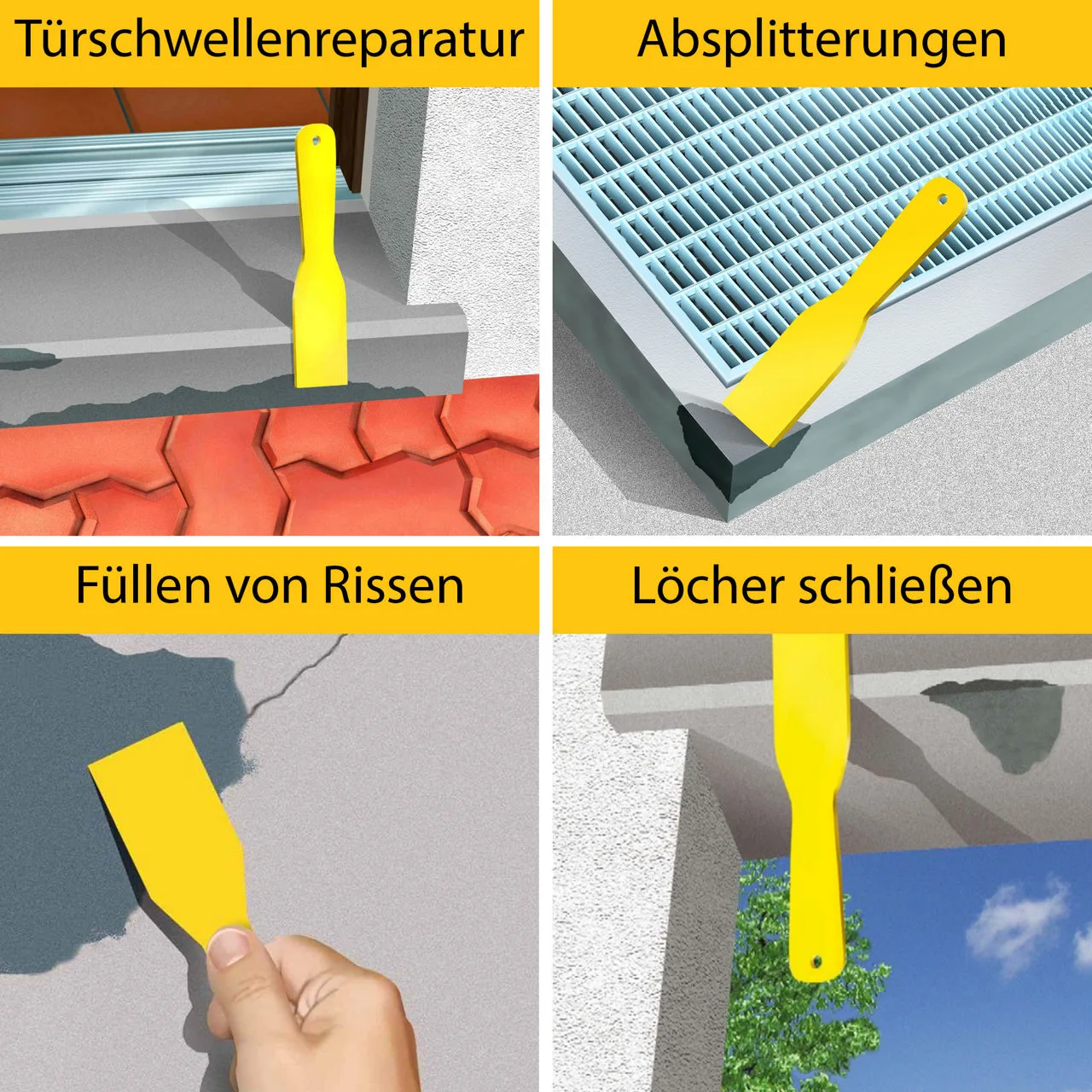Sika Mix&Go Universalmörtel – Reparatur direkt aus dem Beutel