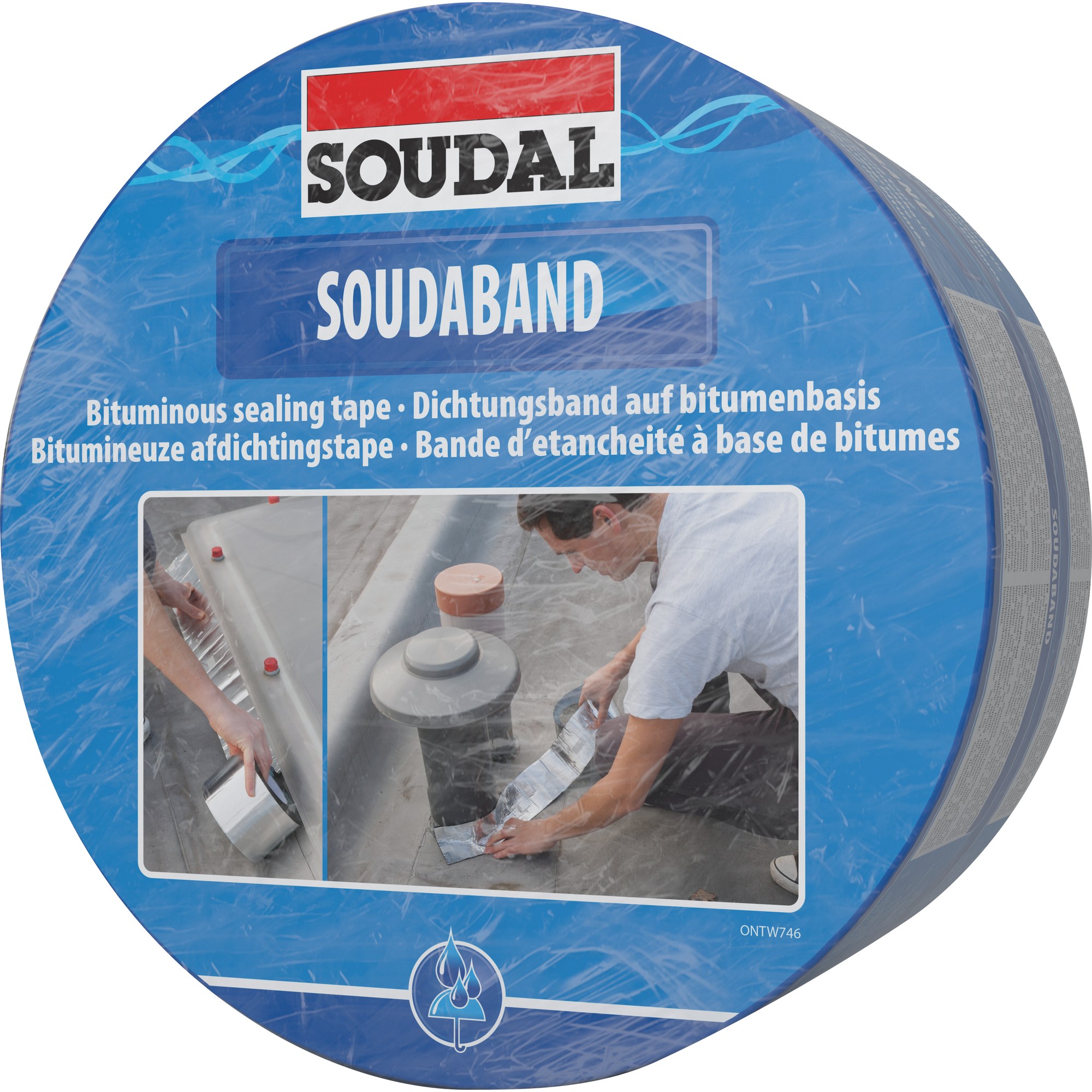 Soudal Soudaband Graphit – Selbstklebendes Dichtband