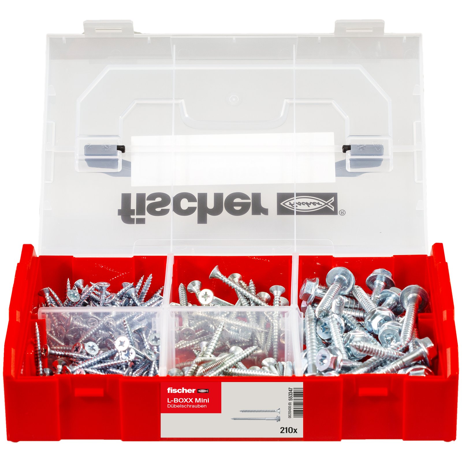 fischer L-Boxx mini Dübelschrauben