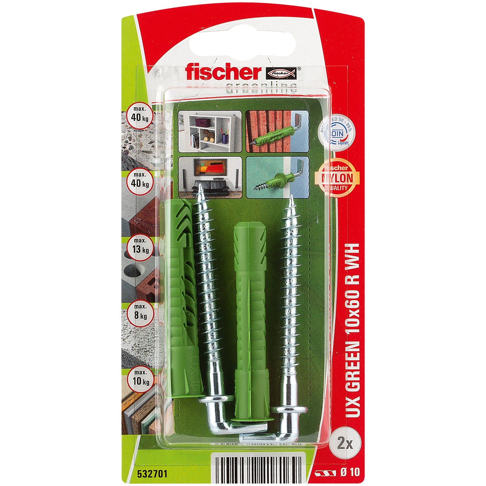fischer Universald. UX Green R WH K