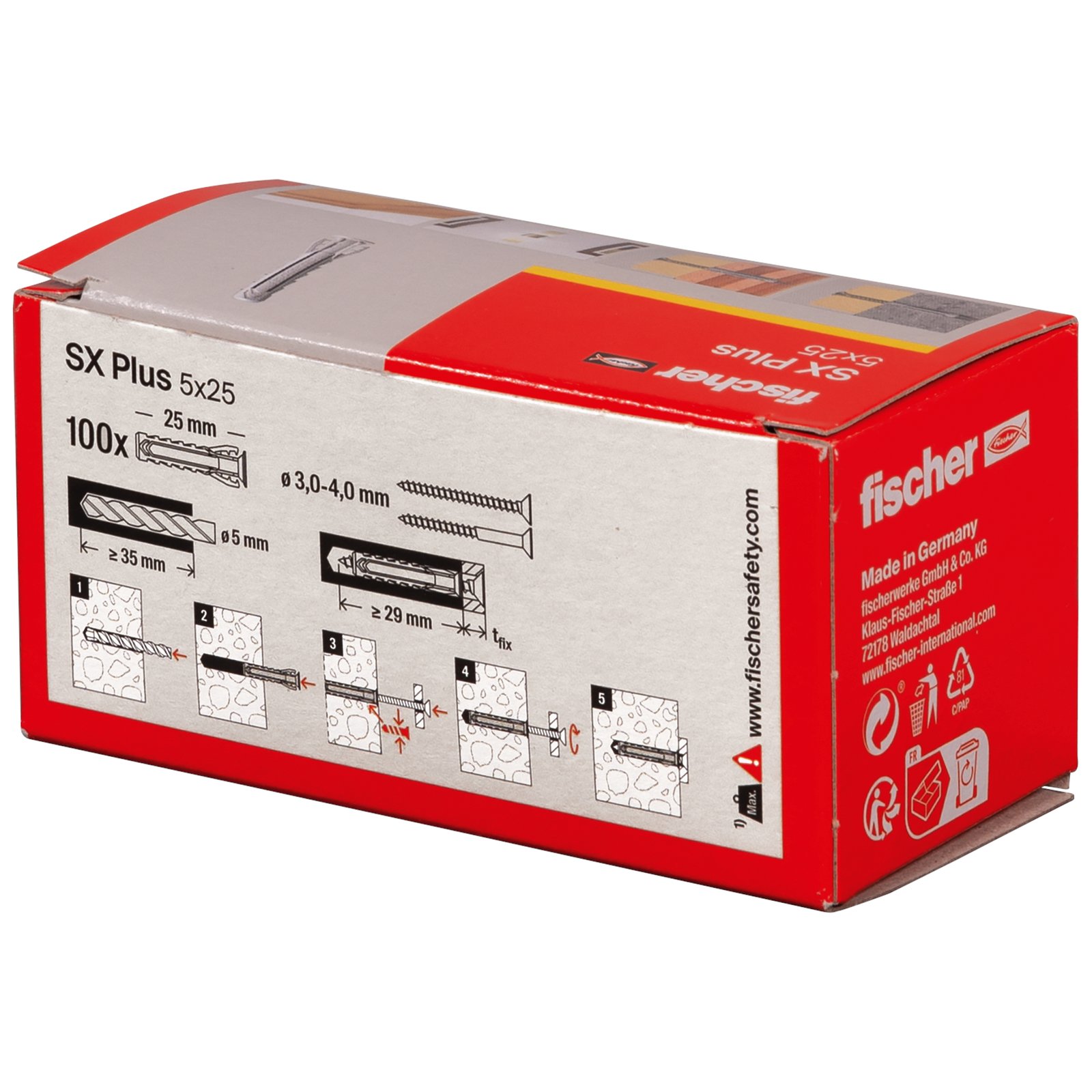 fischer Dübel SX Plus