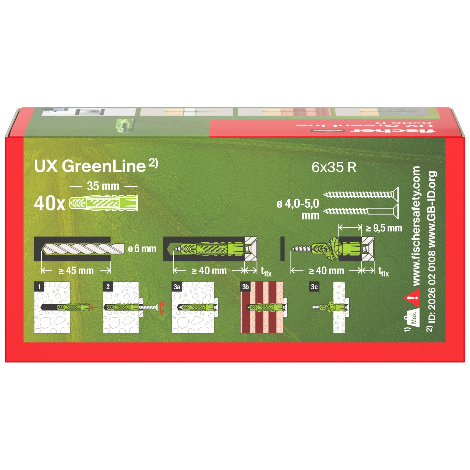 fischer Universaldübel UX Green R