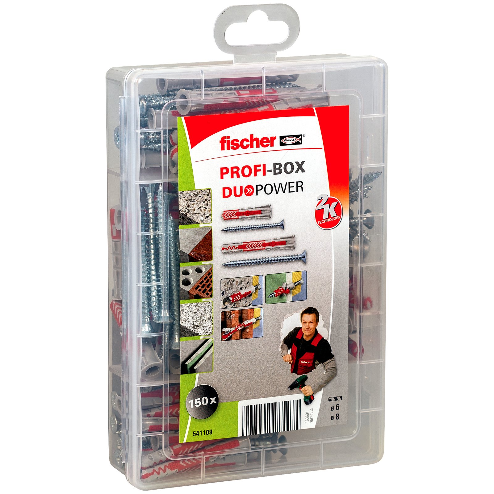 fischer Profibox - DuoPower kurz/lang + S