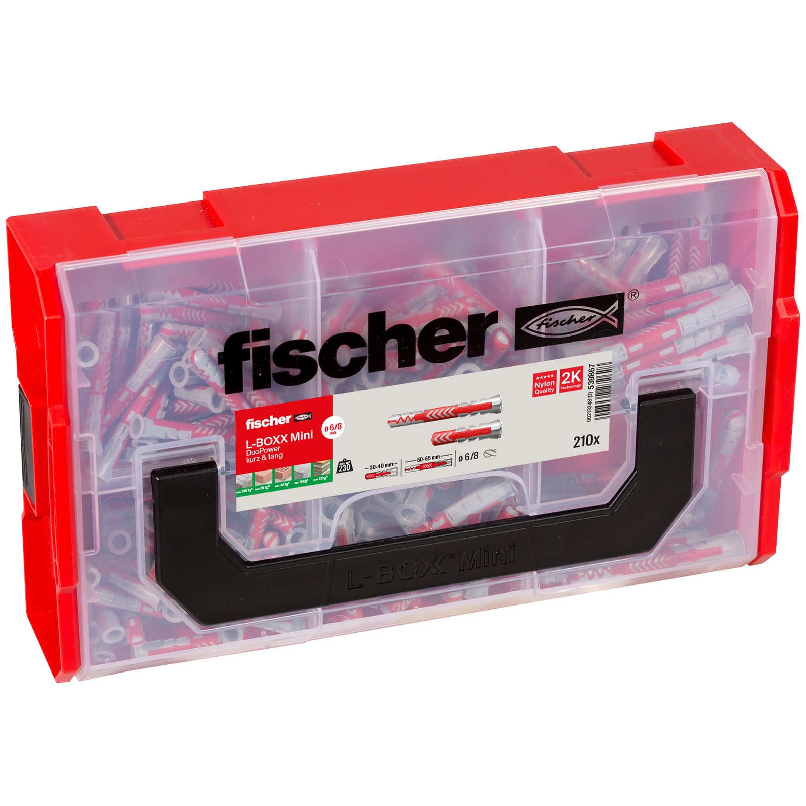 fischer L-Boxx mini DuoPower kurz & lang