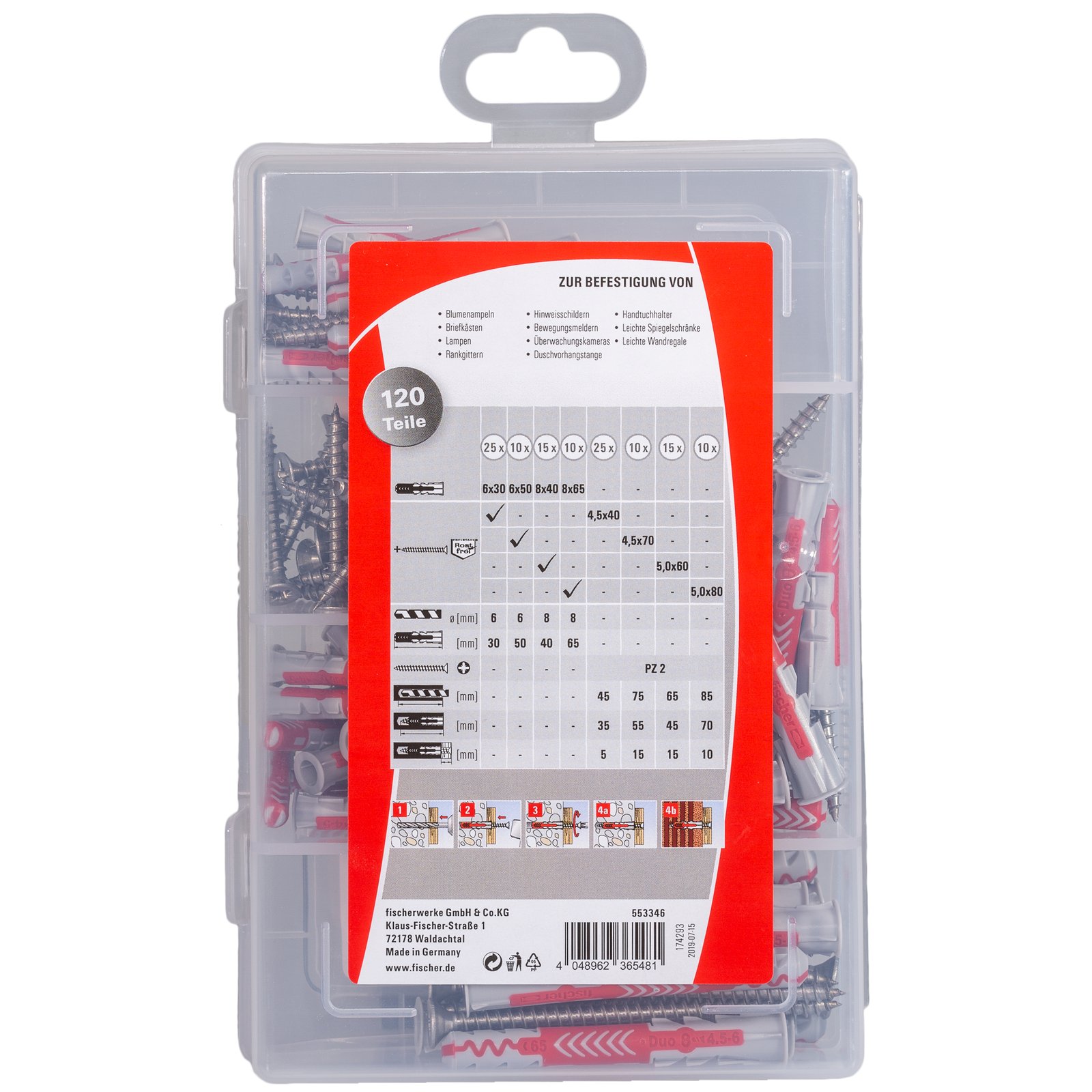 fischer PraktischeHelfer Outdoor/Feuchtraum