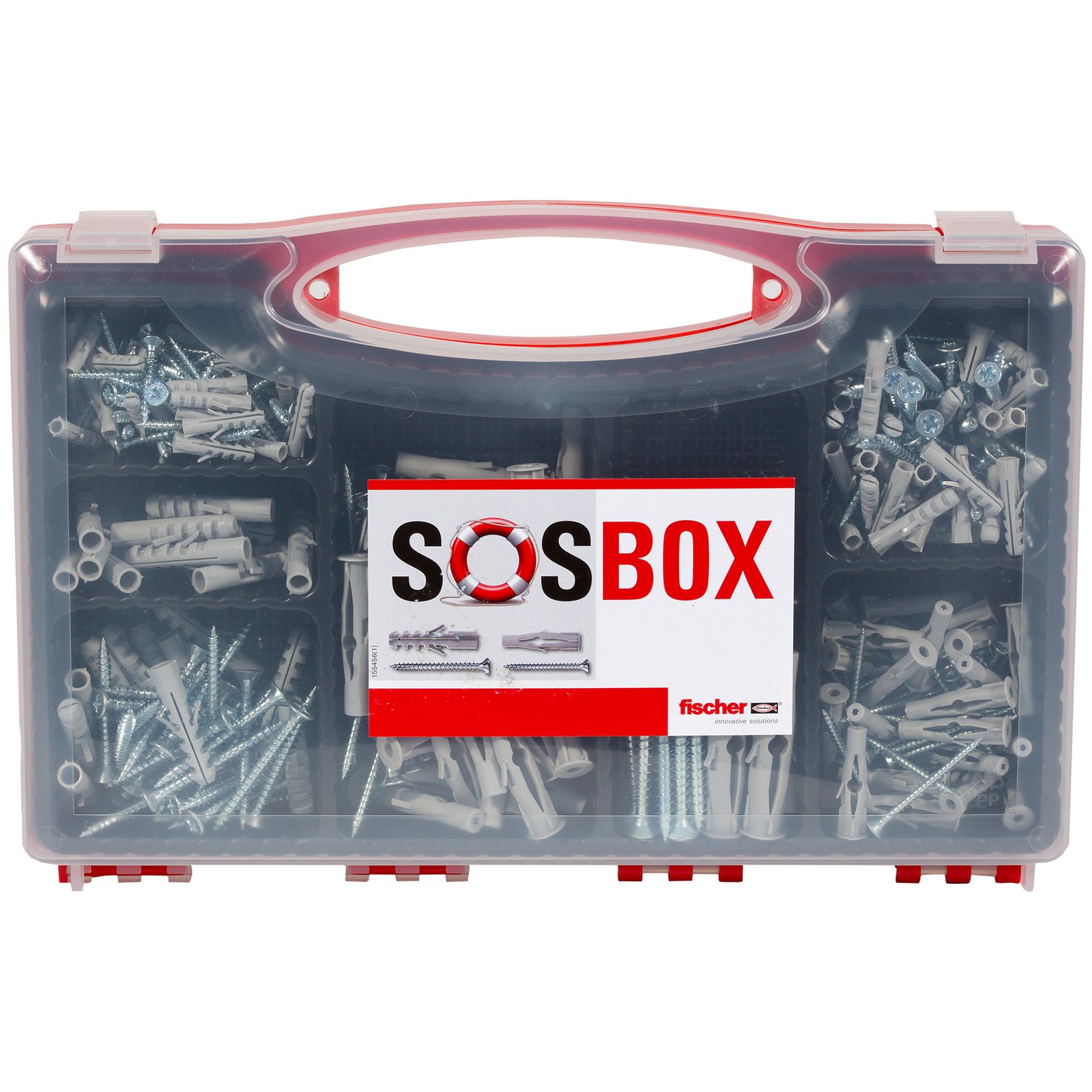 fischer SOSBOX Dübel S/FU+Schrauben