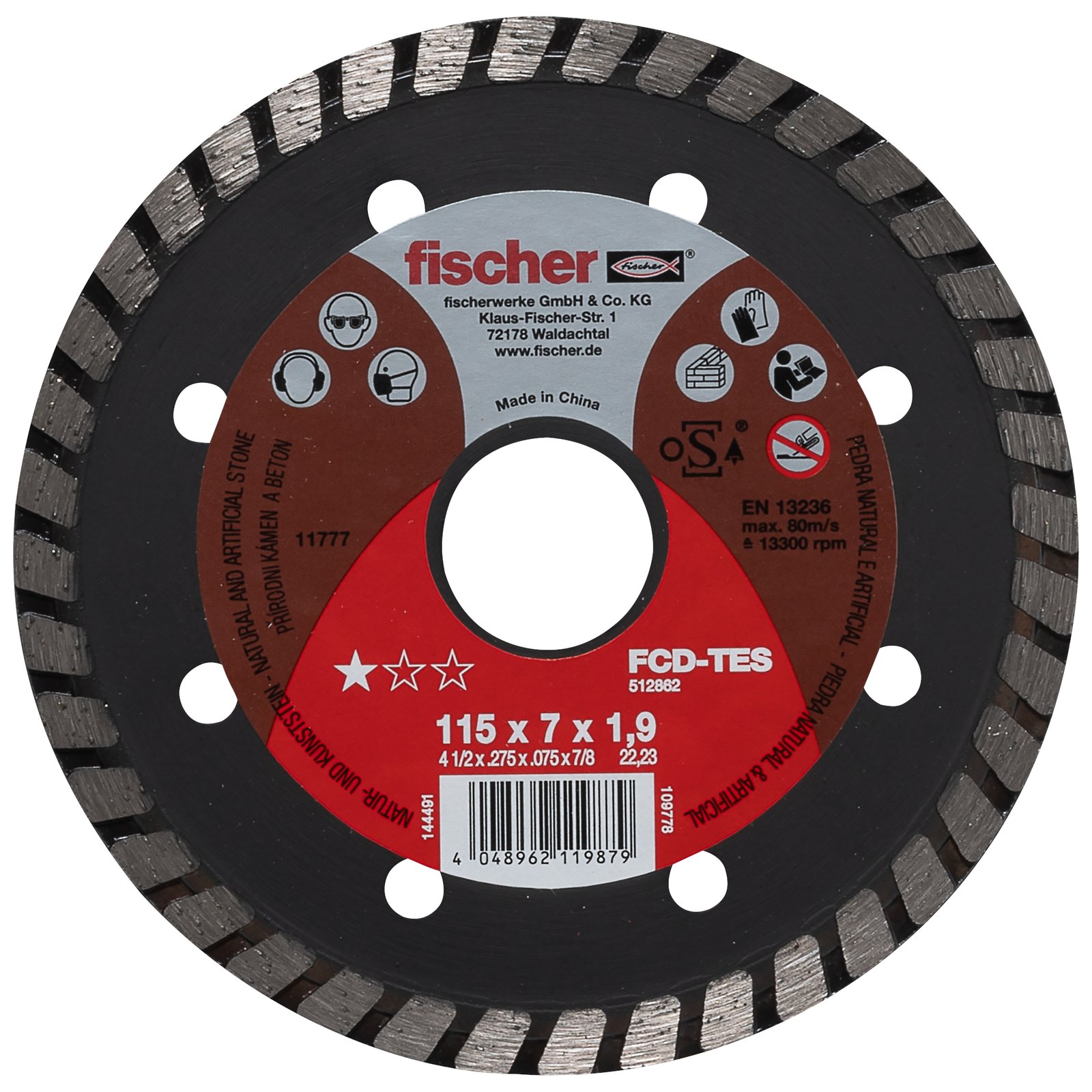fischer Diamanttrennscheibe TES turbo