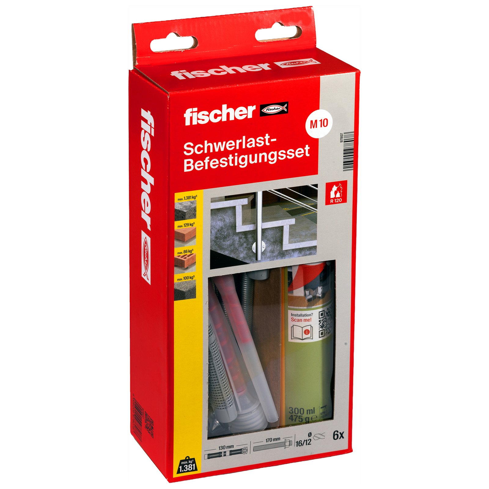 fischer Schwerlastbef.Set T SBS Set